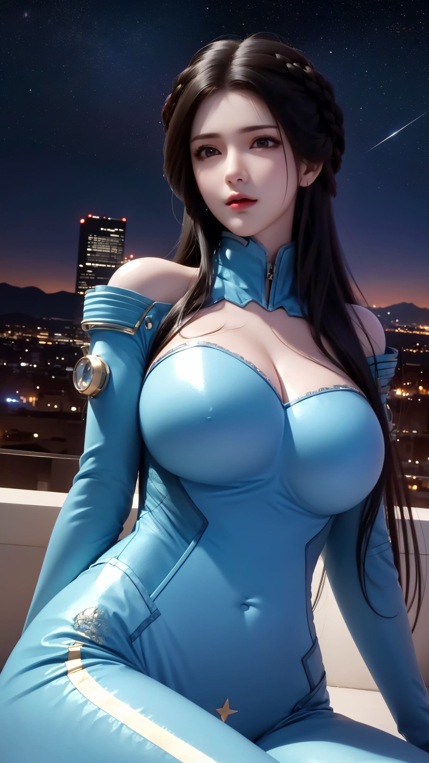 图片[21]-AI绘画 212 星辰变-姜立紧身皮衣[42P] – 速更版-美库