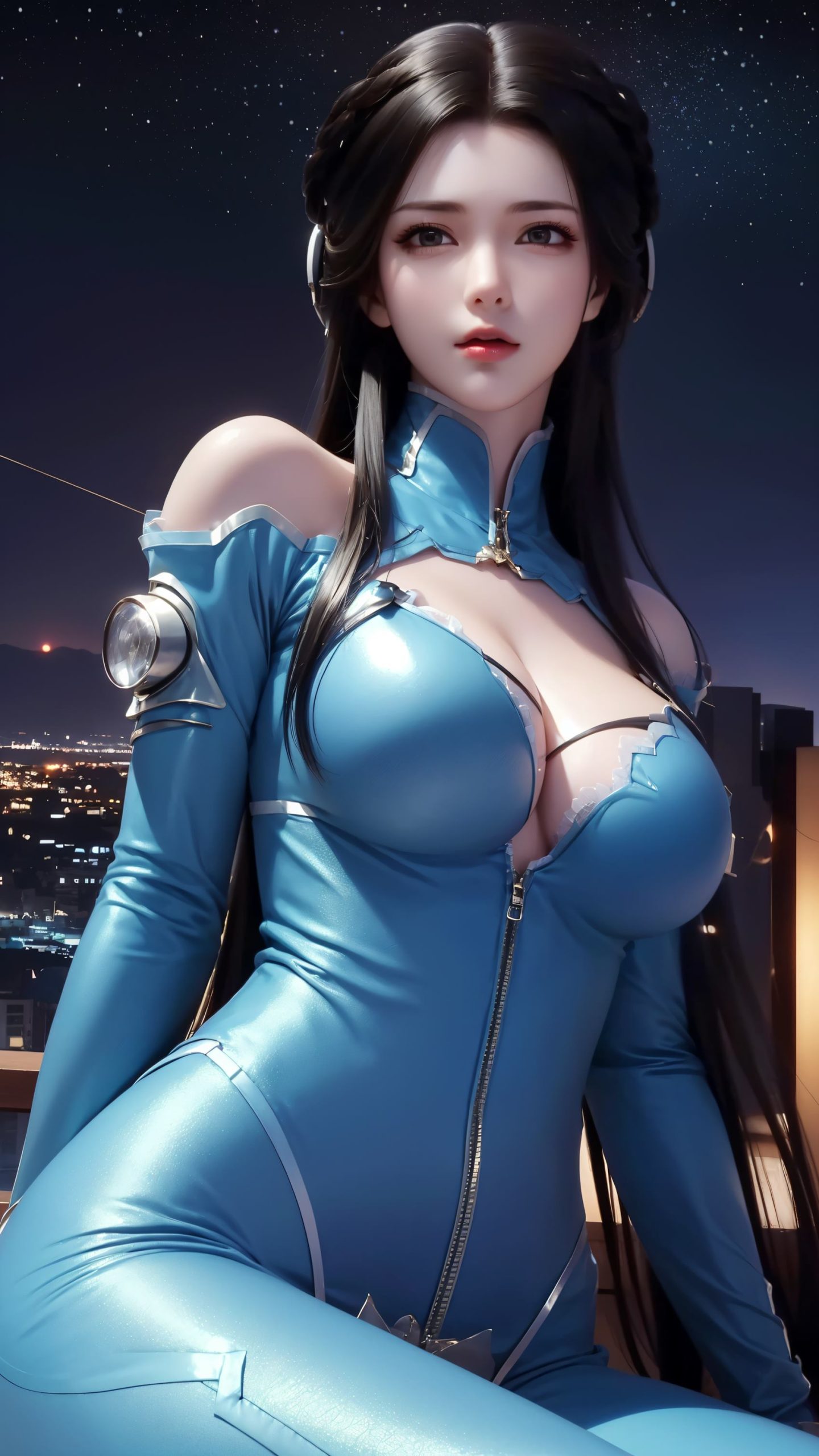 图片[24]-AI绘画 212 星辰变-姜立紧身皮衣[42P] – 速更版-美库