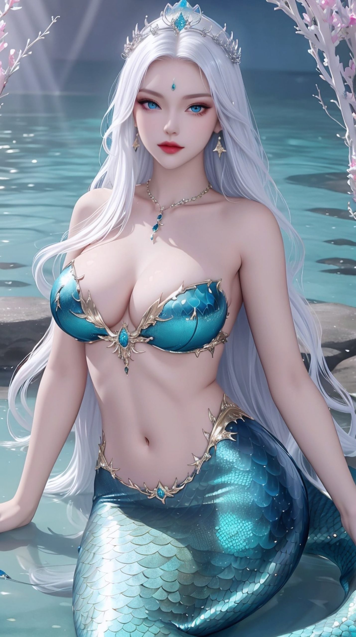 图片[22]-AI绘画 213 性感美人鱼[38P] – 速更版-美库