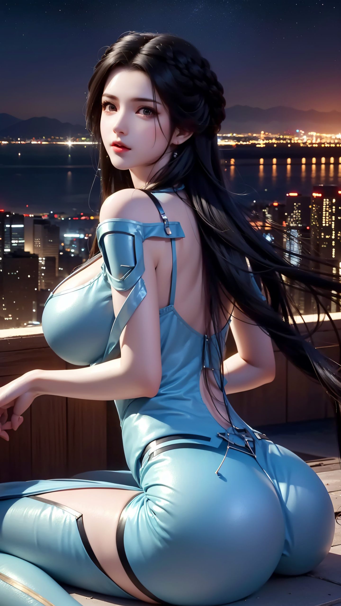 图片[30]-AI绘画 212 星辰变-姜立紧身皮衣[42P] – 速更版-美库