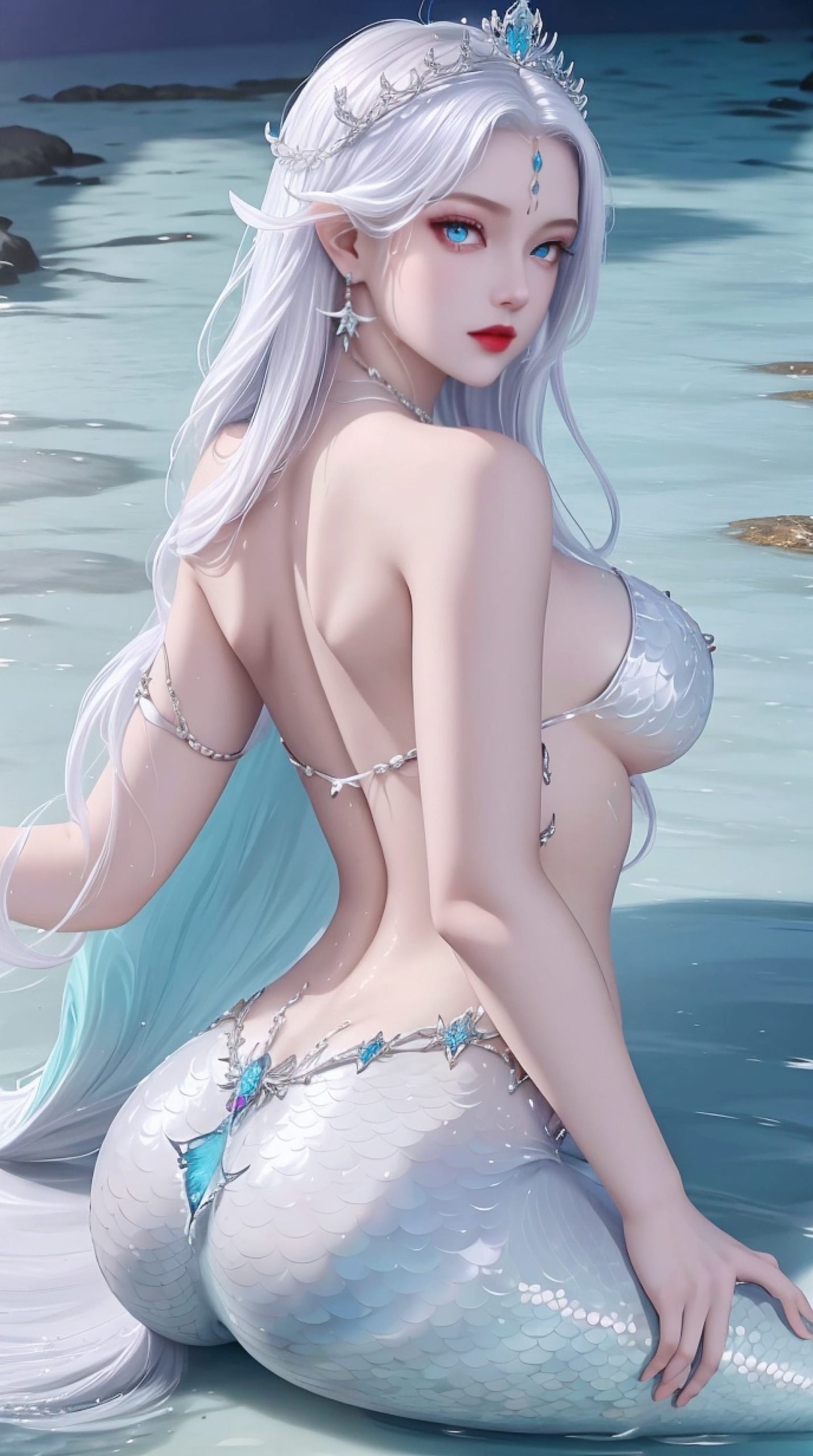 图片[29]-AI绘画 213 性感美人鱼[38P] – 速更版-美库