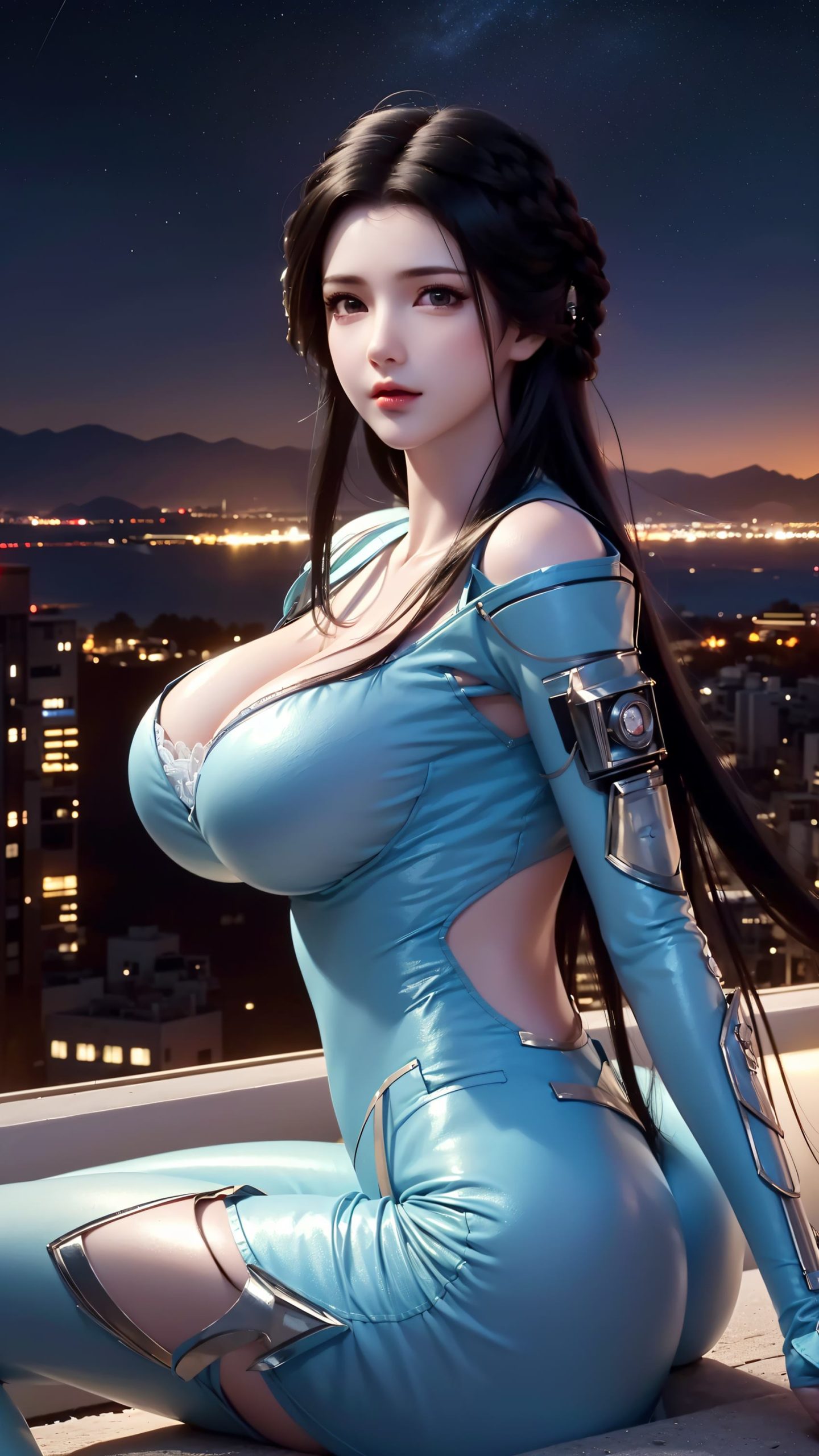 图片[33]-AI绘画 212 星辰变-姜立紧身皮衣[42P] – 速更版-美库