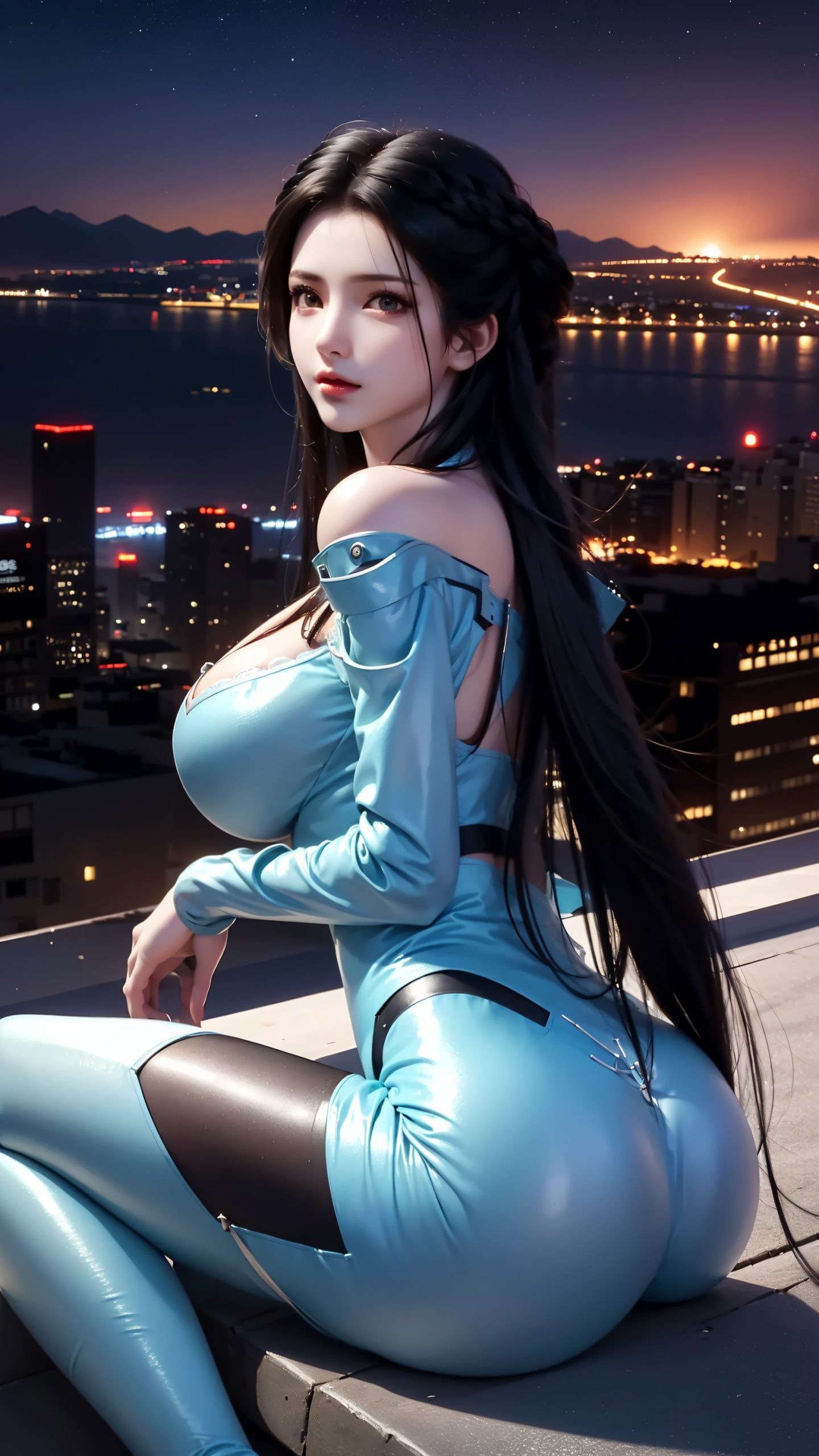 图片[37]-AI绘画 212 星辰变-姜立紧身皮衣[42P] – 速更版-美库