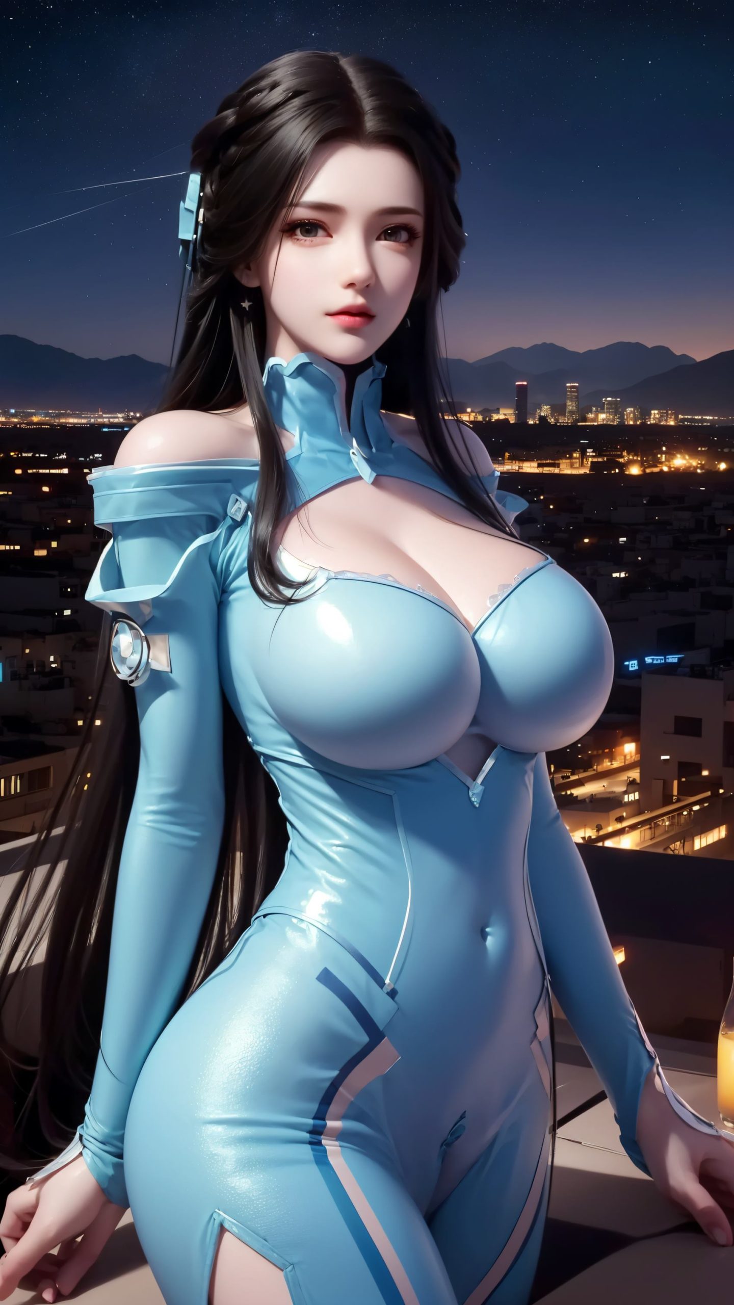 图片[38]-AI绘画 212 星辰变-姜立紧身皮衣[42P] – 速更版-美库