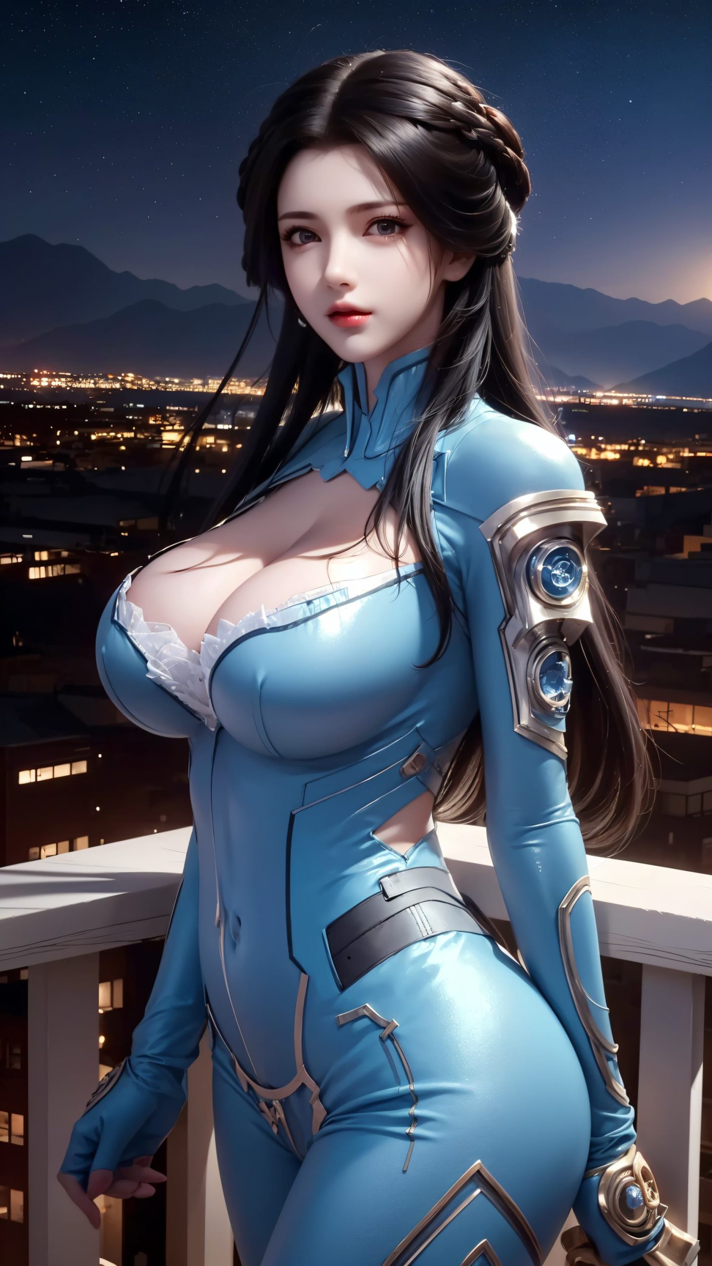 图片[43]-AI绘画 212 星辰变-姜立紧身皮衣[42P] – 速更版-美库