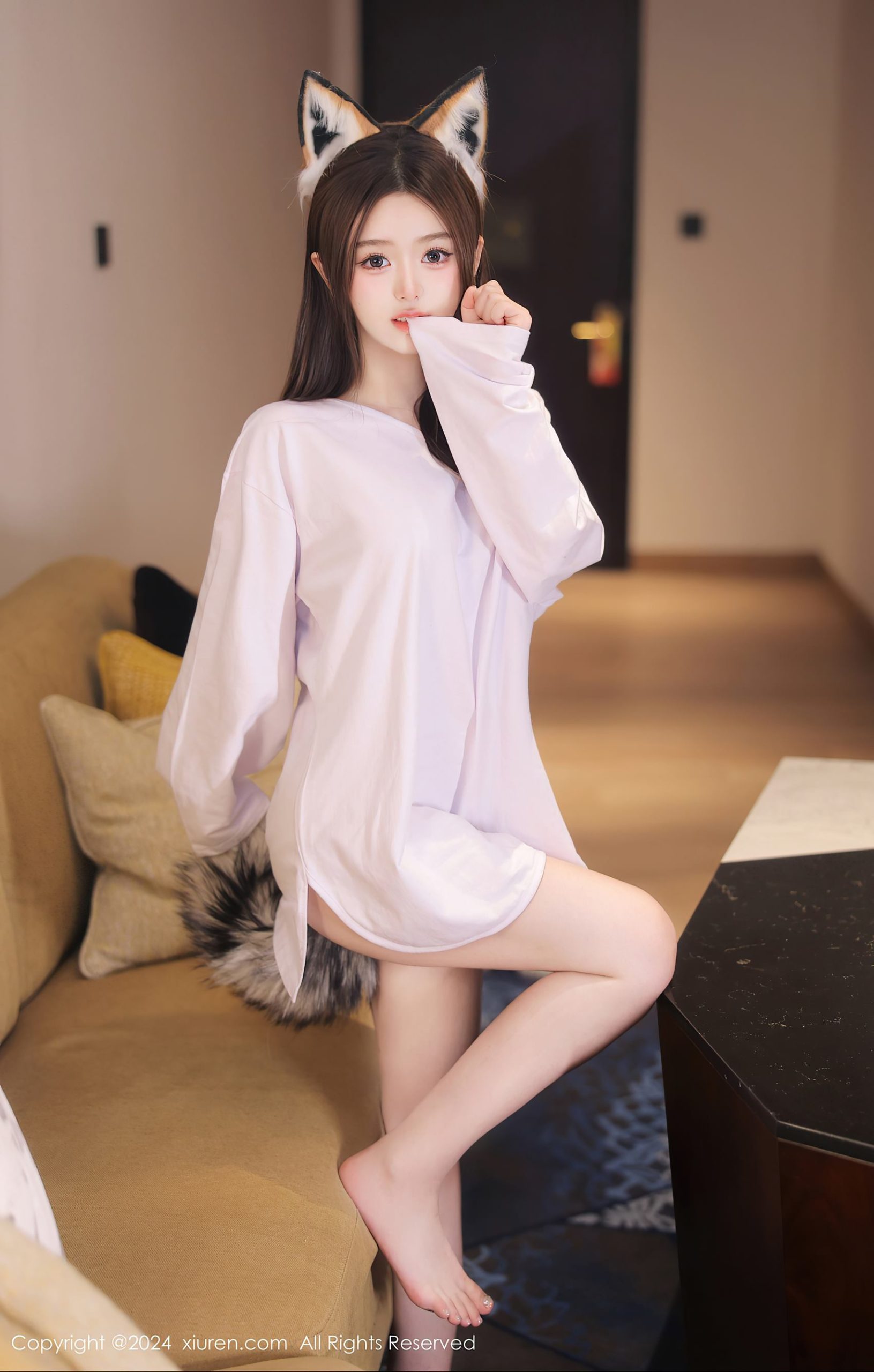 图片[11]-[Xiuren秀人网]2024.03.18 NO.8245 媃柔 猫猫驾到 [11+1P] – 速更版-美库