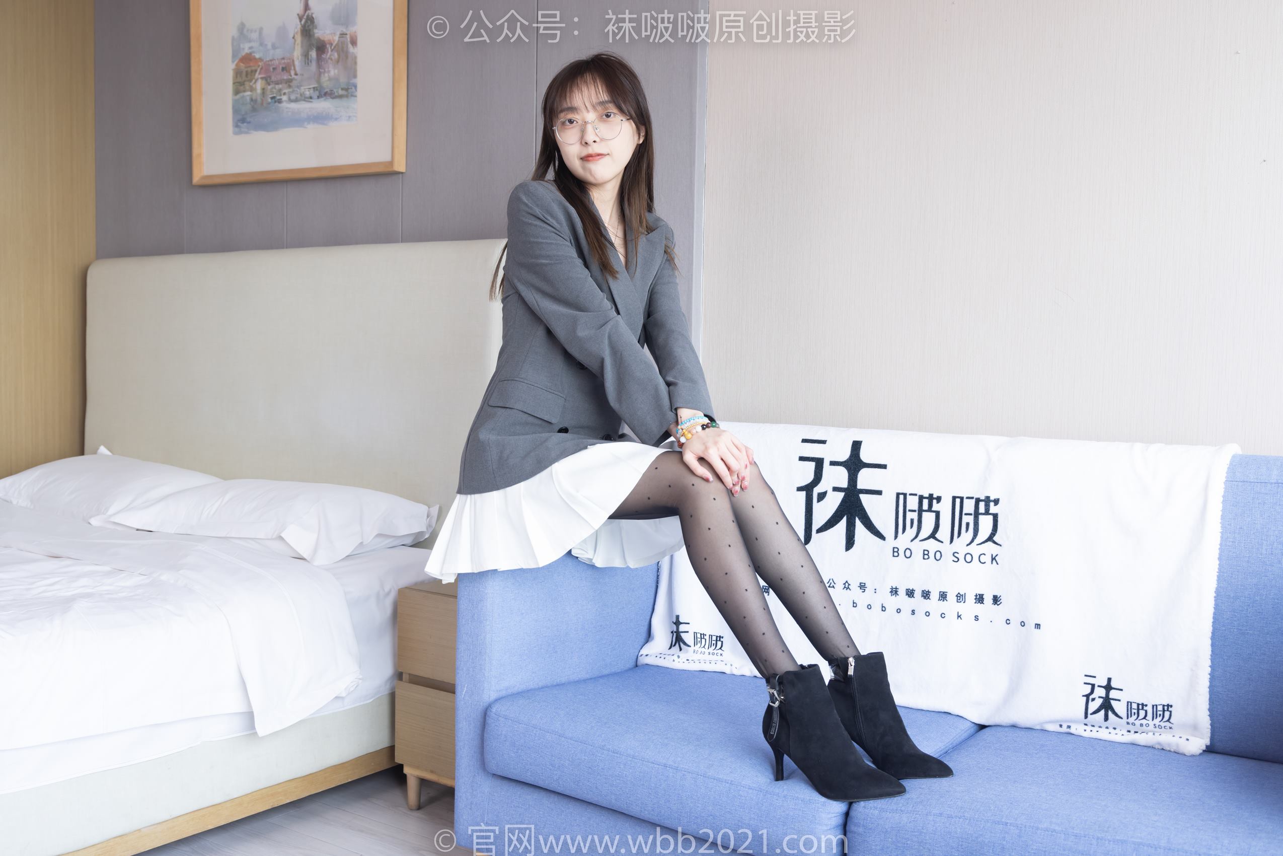 图片[17]-[BoBoSocks袜啵啵]NO.352 稚予-短靴、波点黑丝[145P] – 速更版-美库