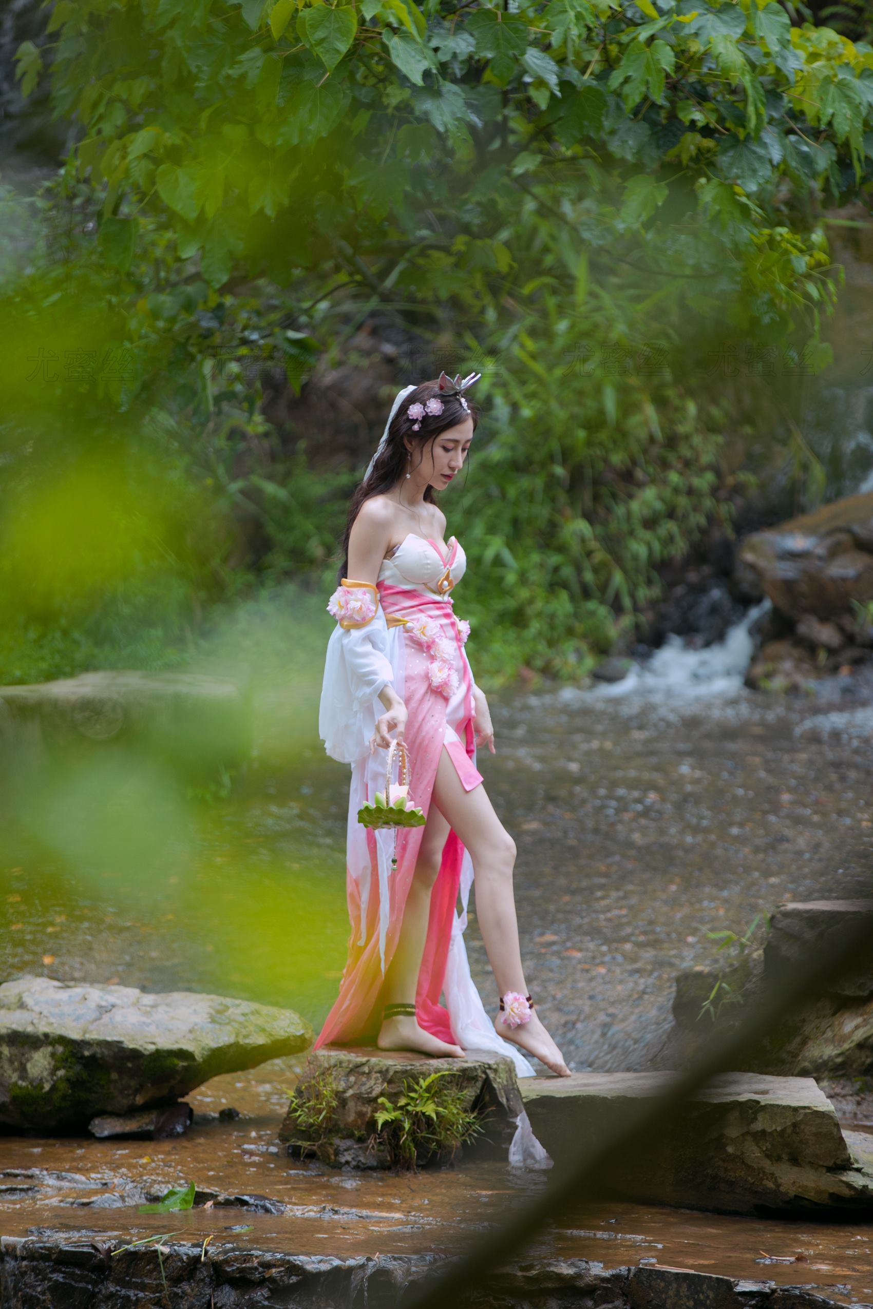 图片[23]-尤蜜丝 穿搭推广展示图集 粉色系 花仙子 [45P] – 速更版-美库