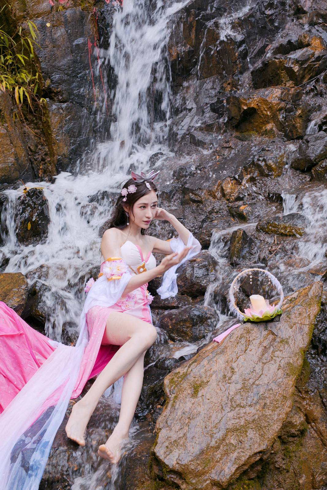 图片[40]-尤蜜丝 穿搭推广展示图集 粉色系 花仙子 [45P] – 速更版-美库