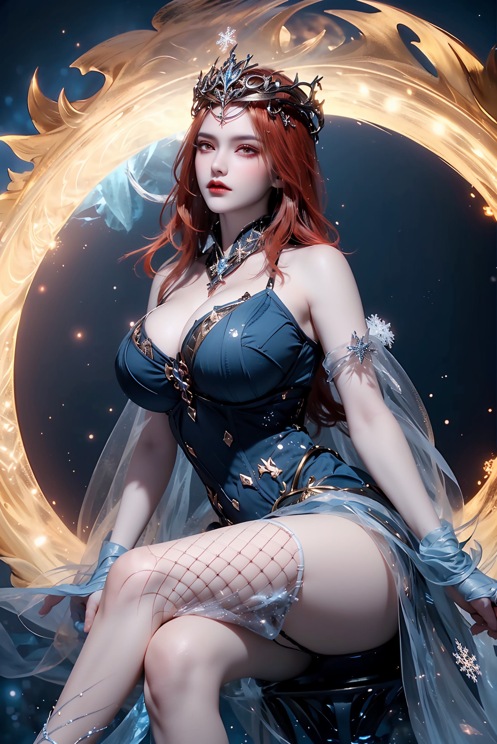 图片[10]-AI绘画 219 女魃 冰雪公主[152P] – 速更版-美库