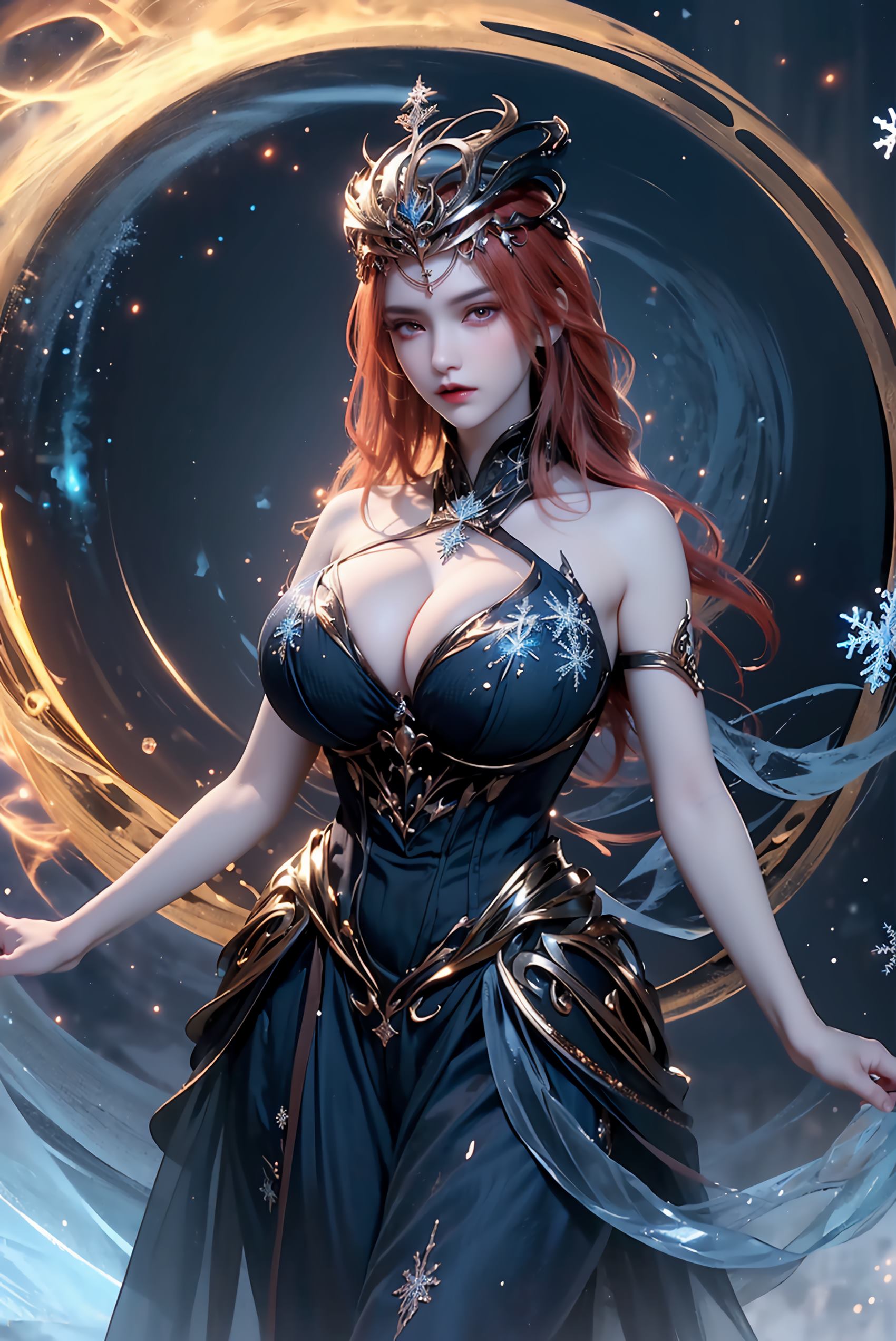 图片[15]-AI绘画 219 女魃 冰雪公主[152P] – 速更版-美库