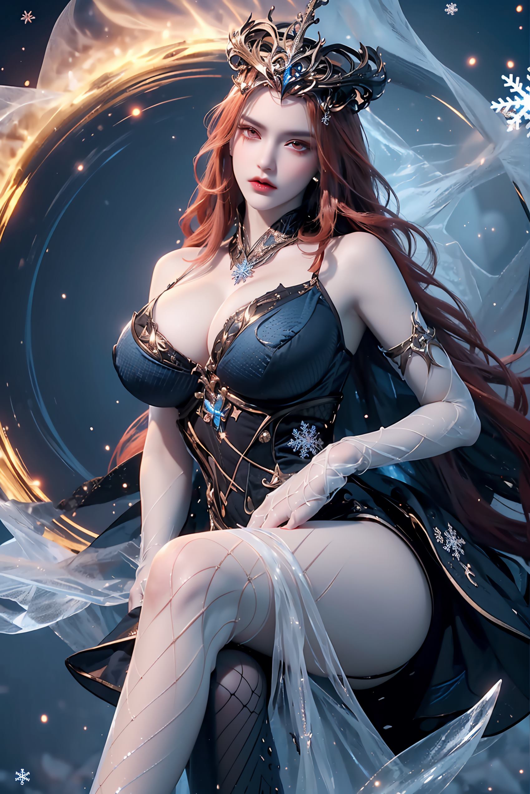 图片[20]-AI绘画 219 女魃 冰雪公主[152P] – 速更版-美库