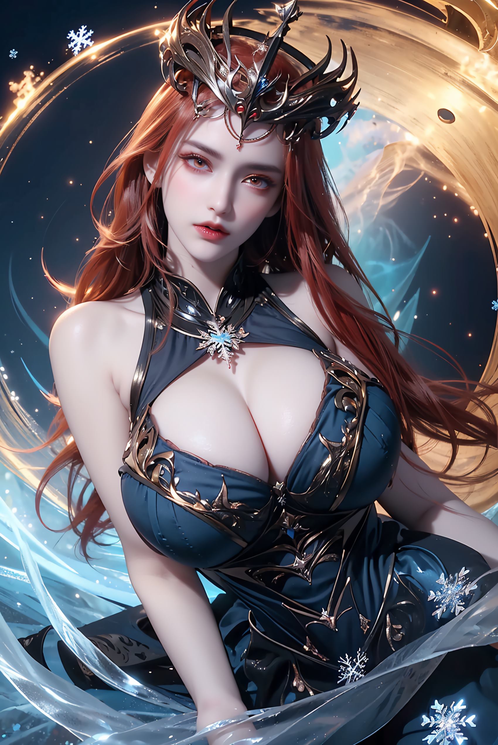 图片[50]-AI绘画 219 女魃 冰雪公主[152P] – 速更版-美库