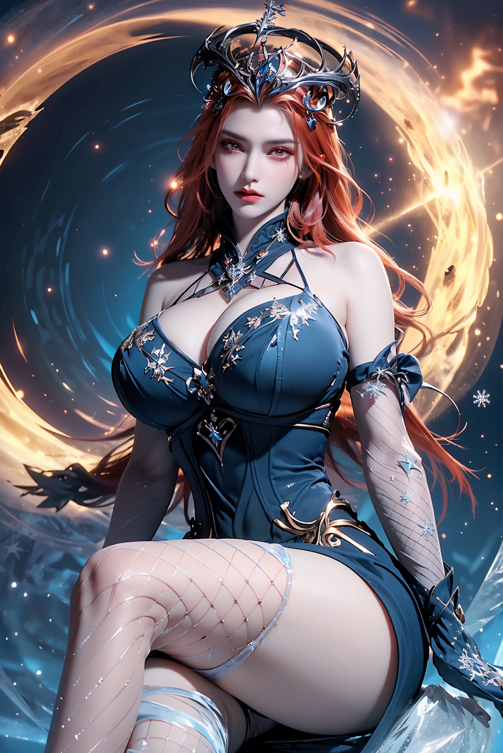 图片[51]-AI绘画 219 女魃 冰雪公主[152P] – 速更版-美库