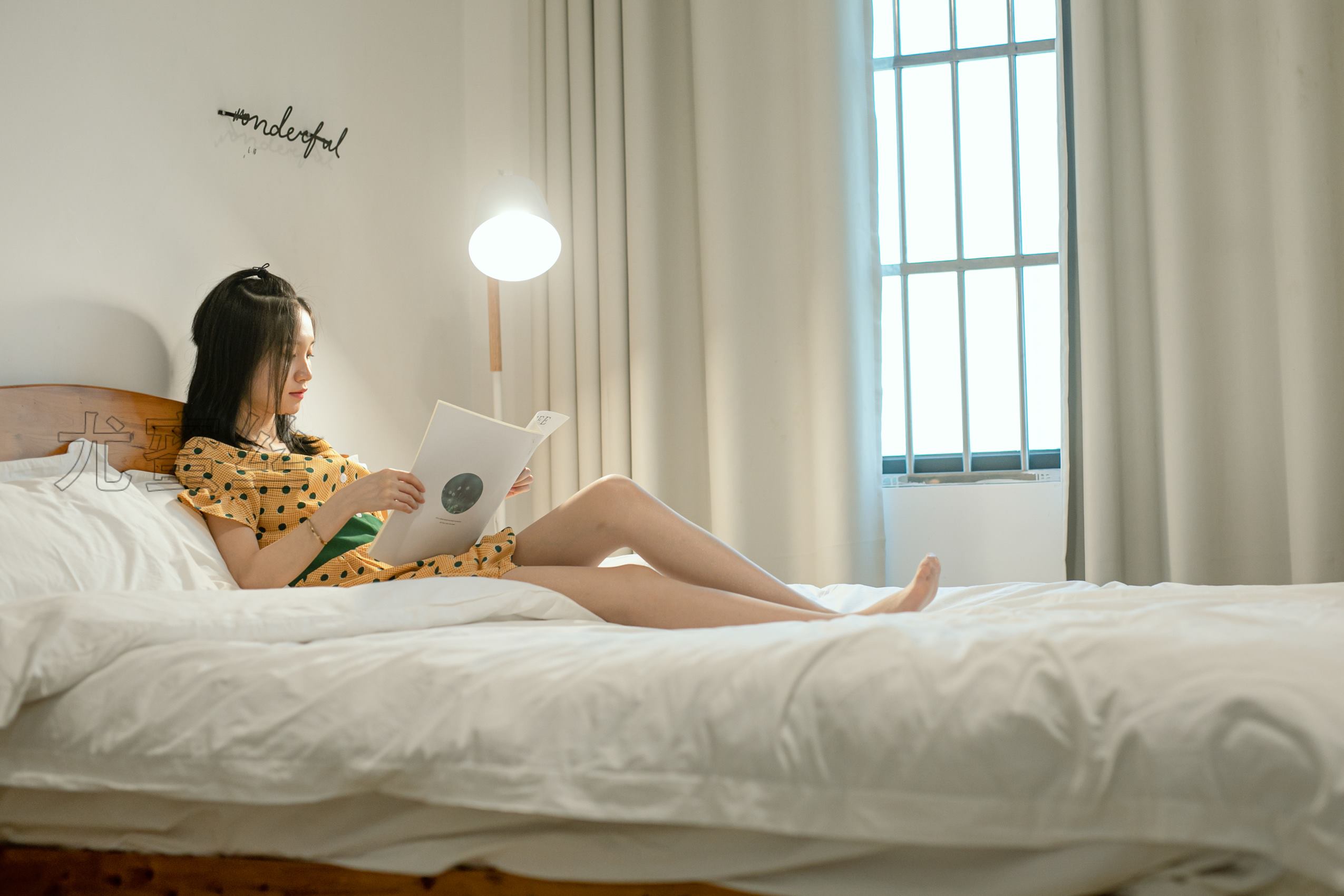 图片[54]-尤蜜丝  穿搭推广展示图集 肉丝搭配白色细高跟[137P] – 速更版-美库