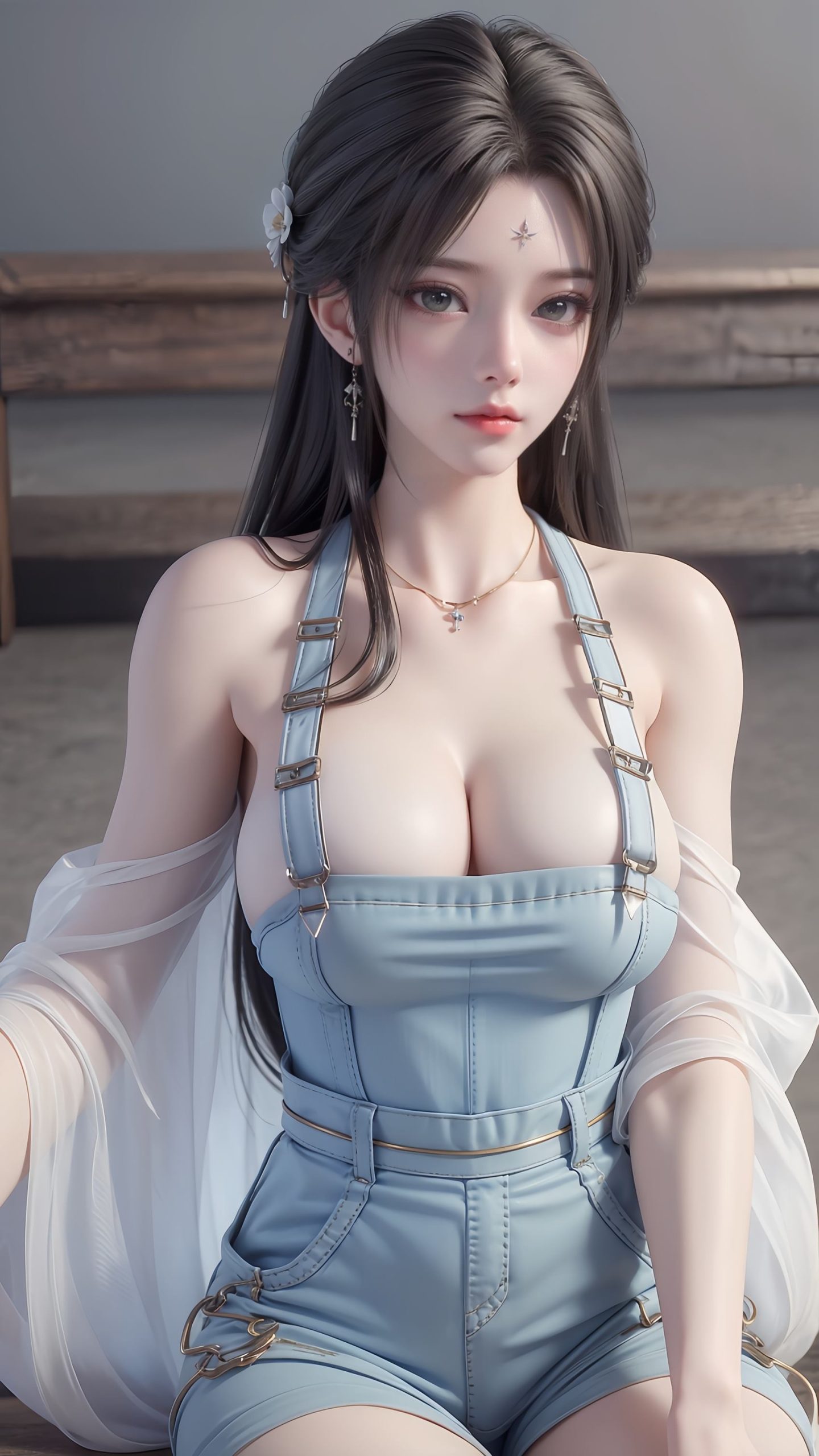 图片[11]-AI绘画 220 完美世界-清漪背带裤[11P] – 速更版-美库