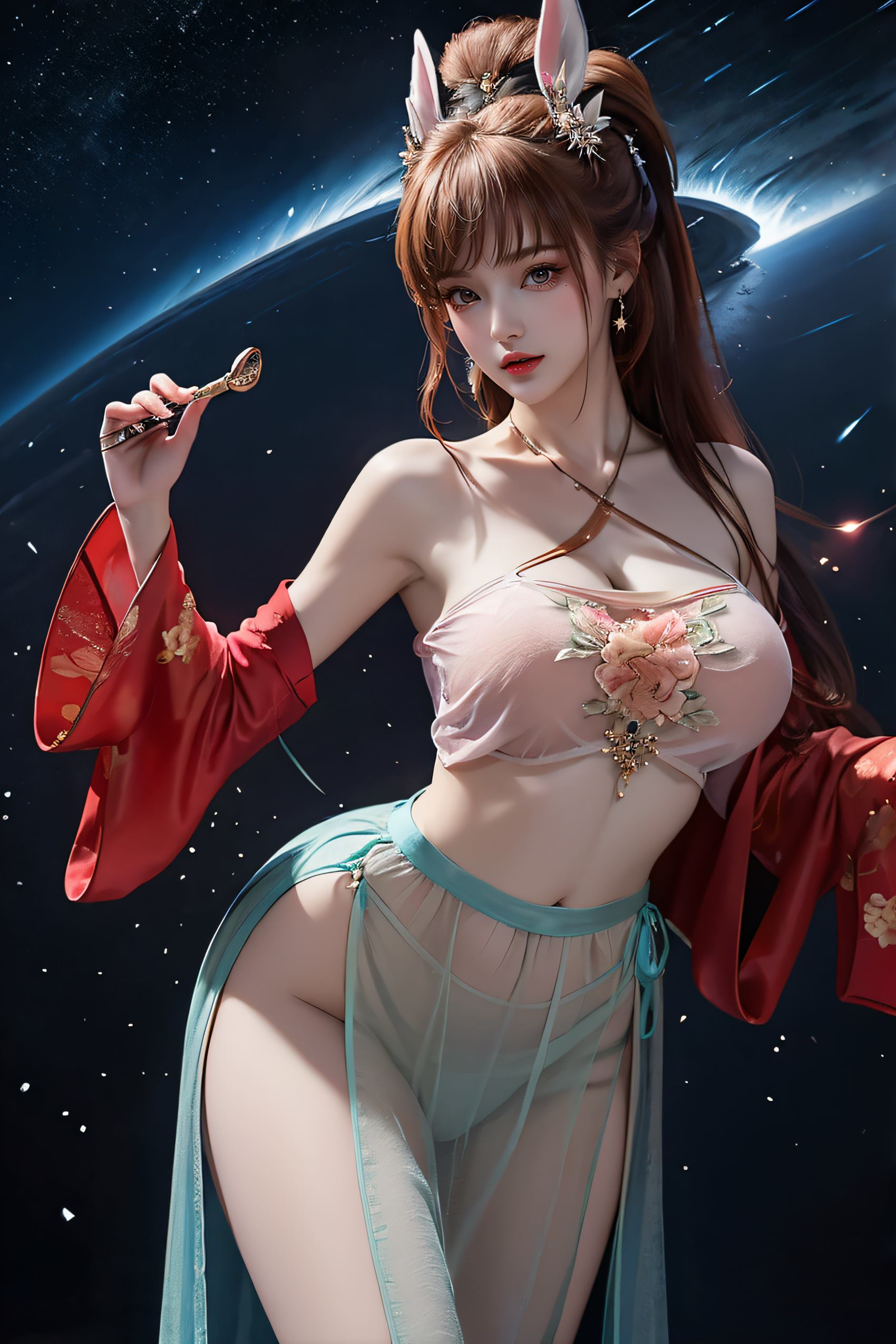 图片[11]-AI绘画 222 王者-公孙离肚兜[26P] – 速更版-美库