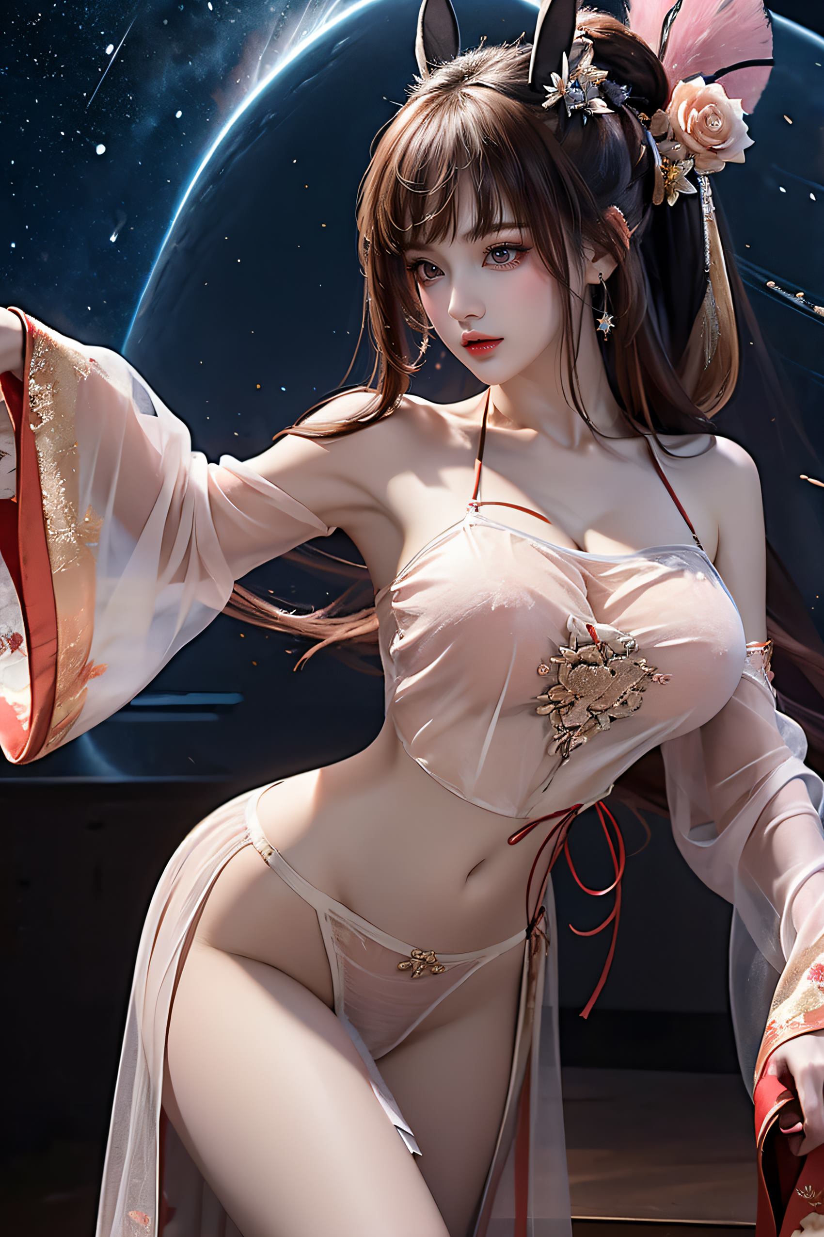 图片[14]-AI绘画 222 王者-公孙离肚兜[26P] – 速更版-美库