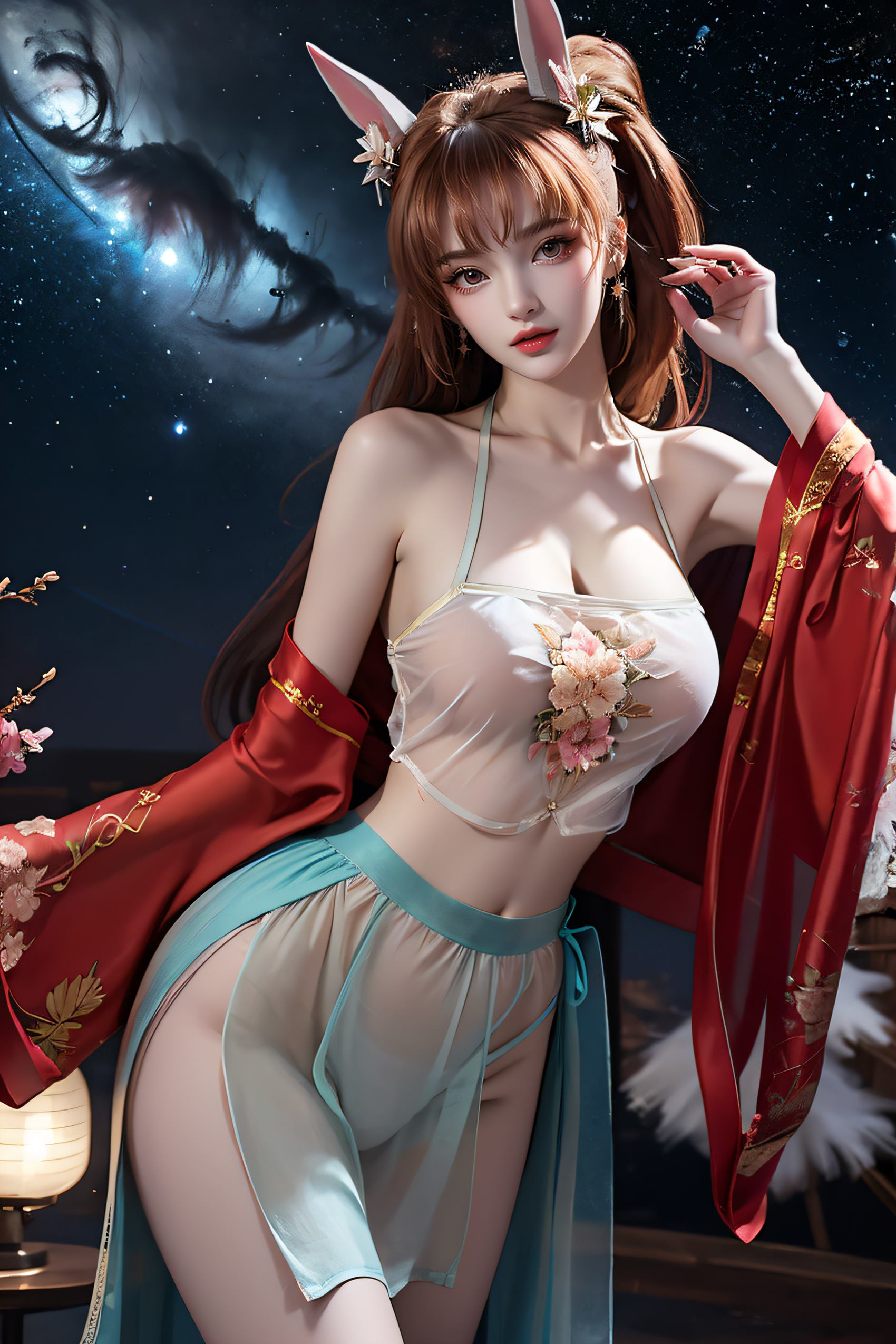 图片[16]-AI绘画 222 王者-公孙离肚兜[26P] – 速更版-美库