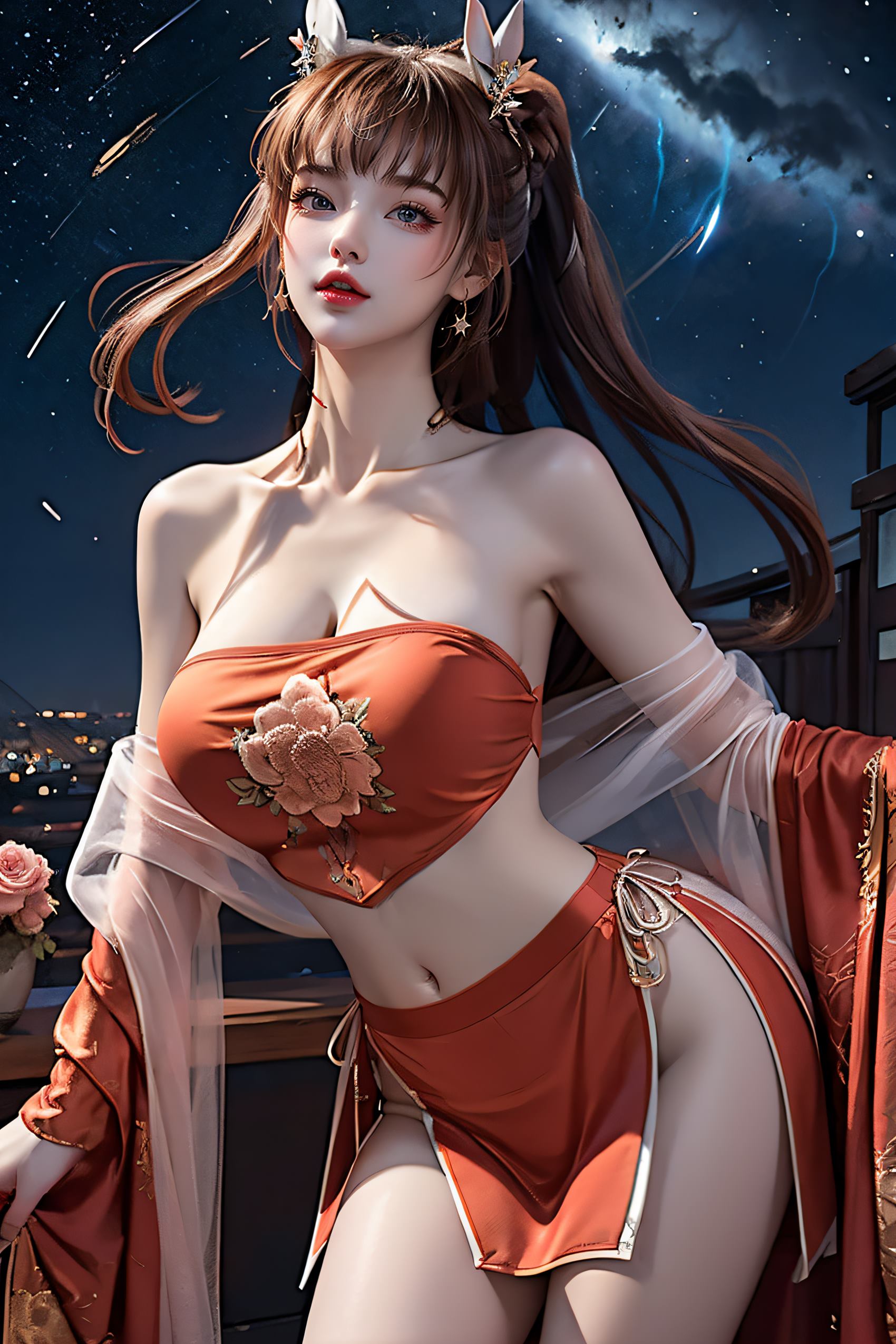 图片[17]-AI绘画 222 王者-公孙离肚兜[26P] – 速更版-美库