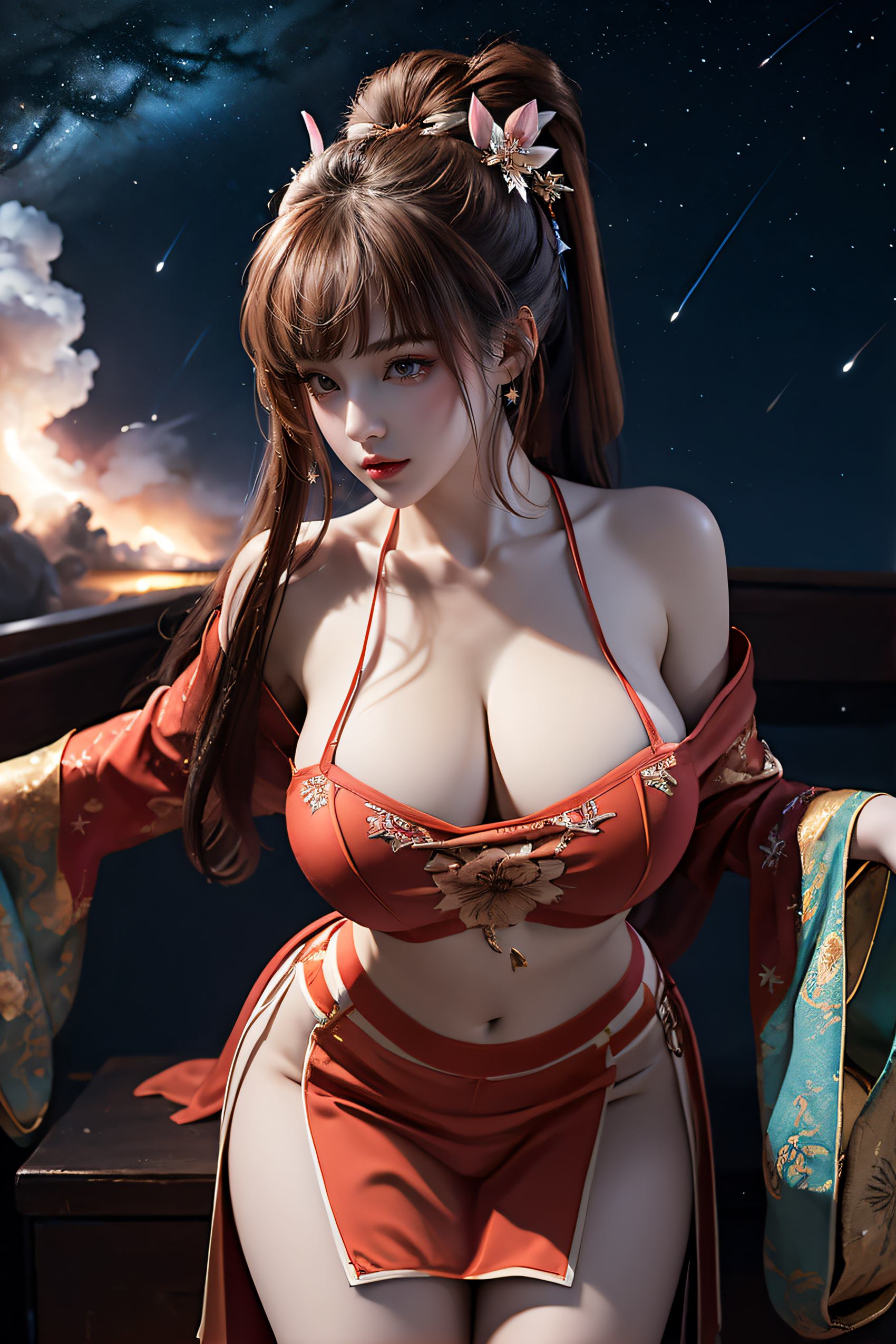 图片[20]-AI绘画 222 王者-公孙离肚兜[26P] – 速更版-美库