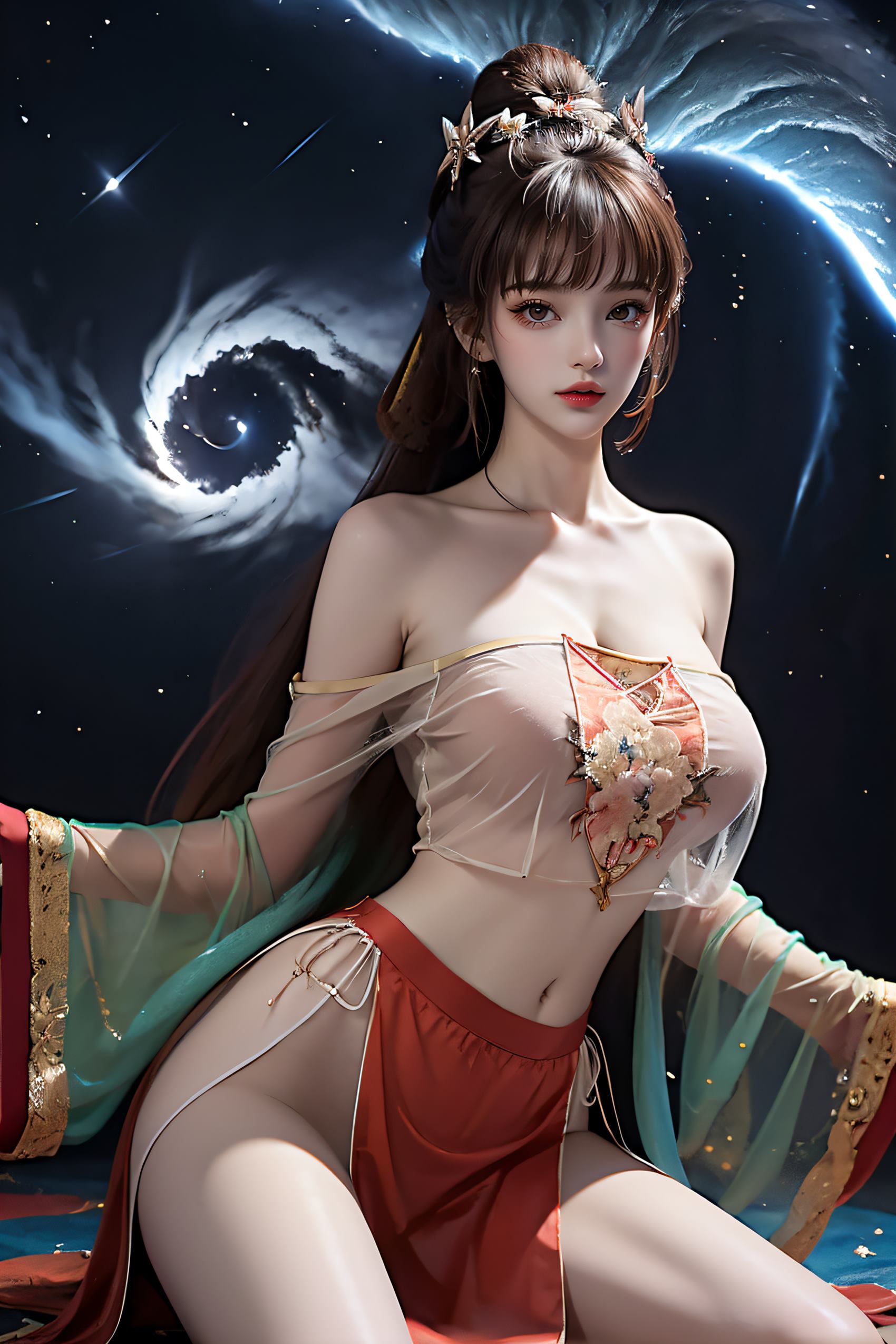 图片[24]-AI绘画 222 王者-公孙离肚兜[26P] – 速更版-美库