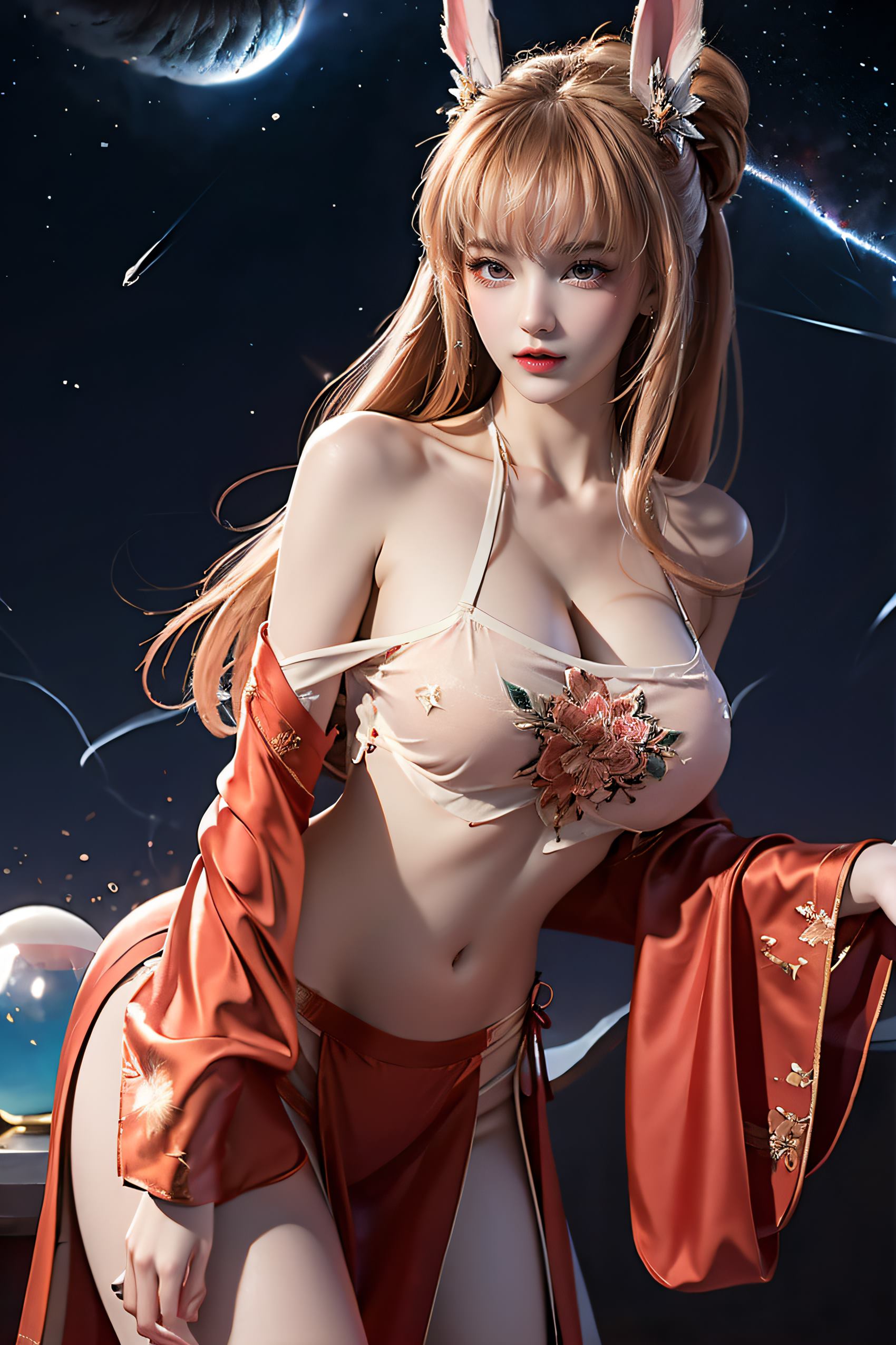 图片[25]-AI绘画 222 王者-公孙离肚兜[26P] – 速更版-美库