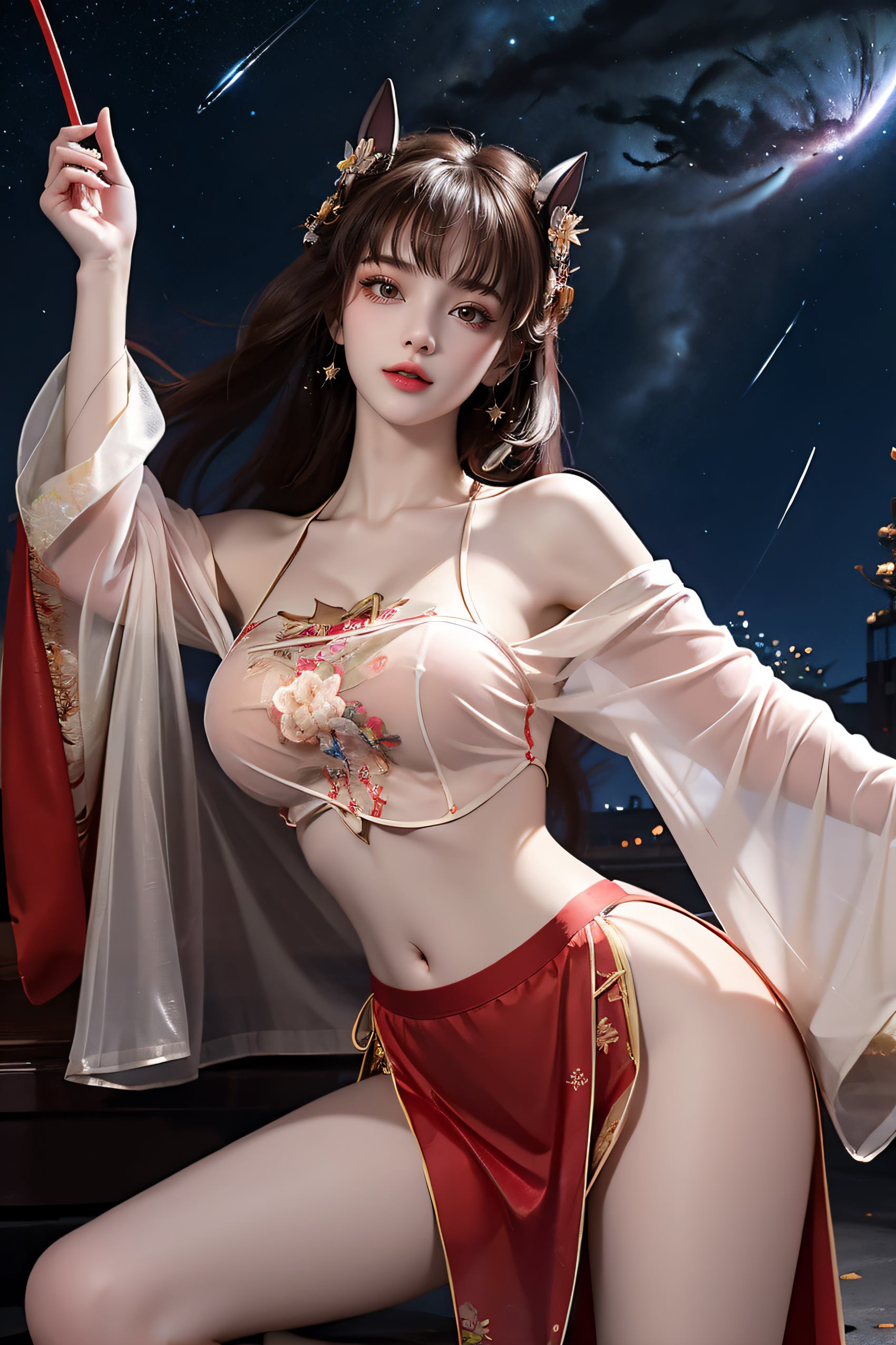 图片[26]-AI绘画 222 王者-公孙离肚兜[26P] – 速更版-美库