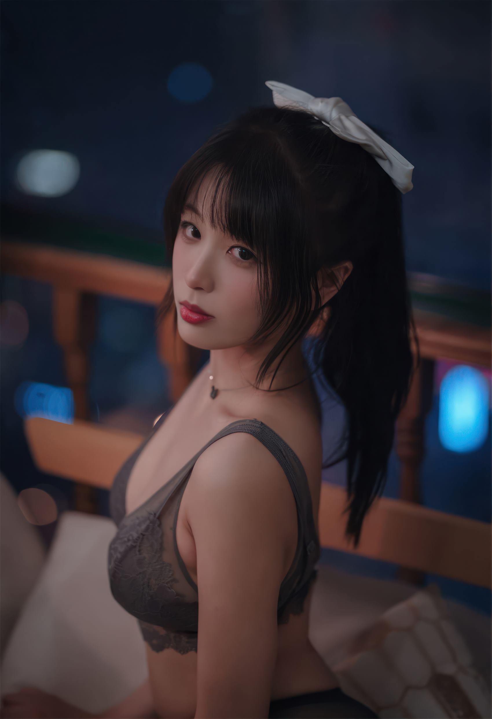 图片[10]-轩萧学姐  – 灰色蕾丝[35P] – 速更版-美库