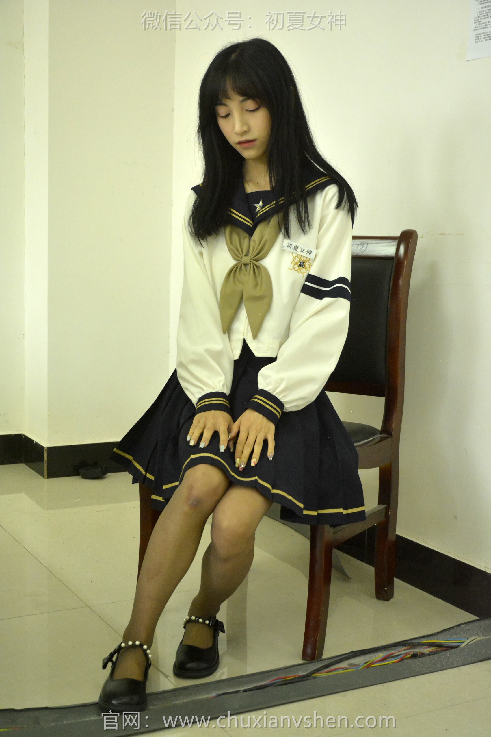 图片[18]-初夏女神 NO.110 柒柒 海军服[140P] – 速更版-美库