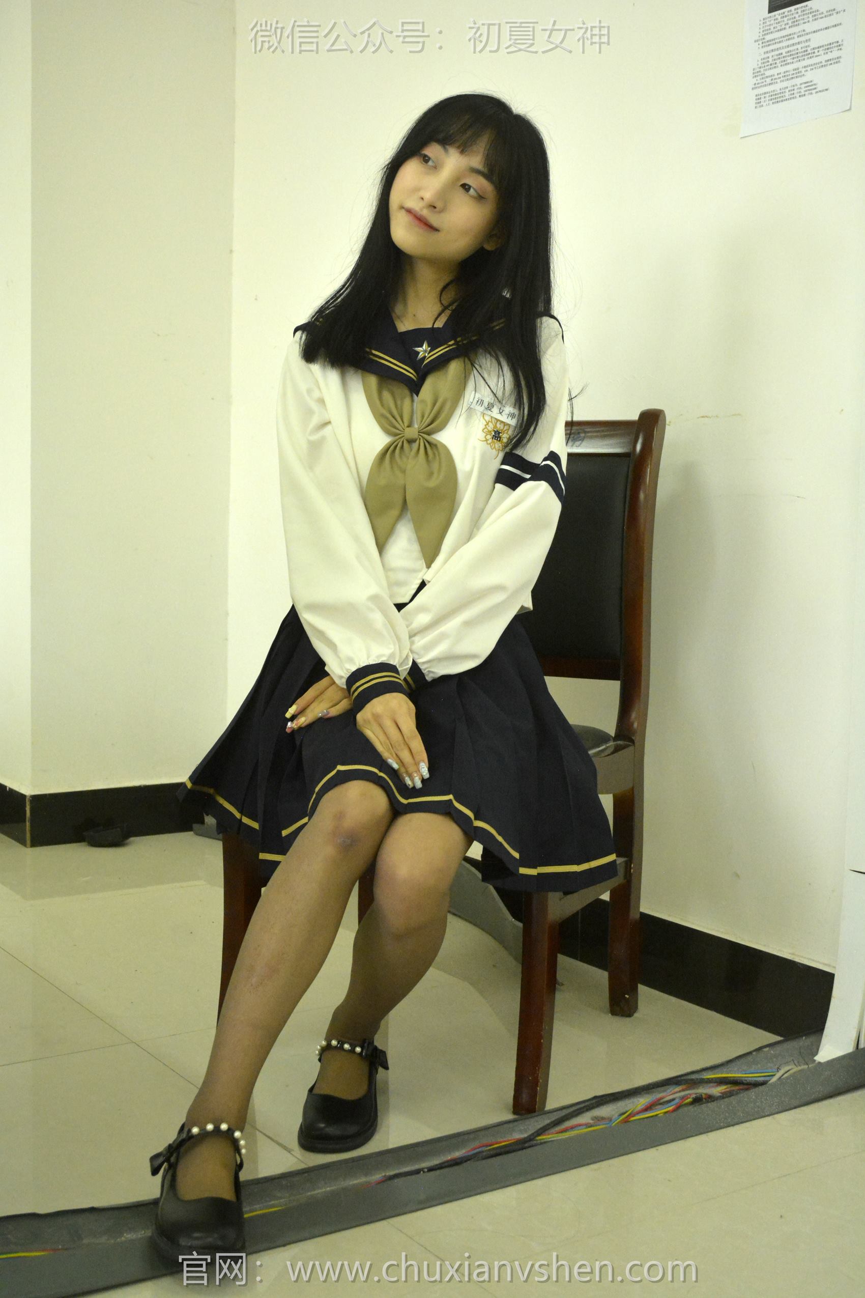 图片[19]-初夏女神 NO.110 柒柒 海军服[140P] – 速更版-美库