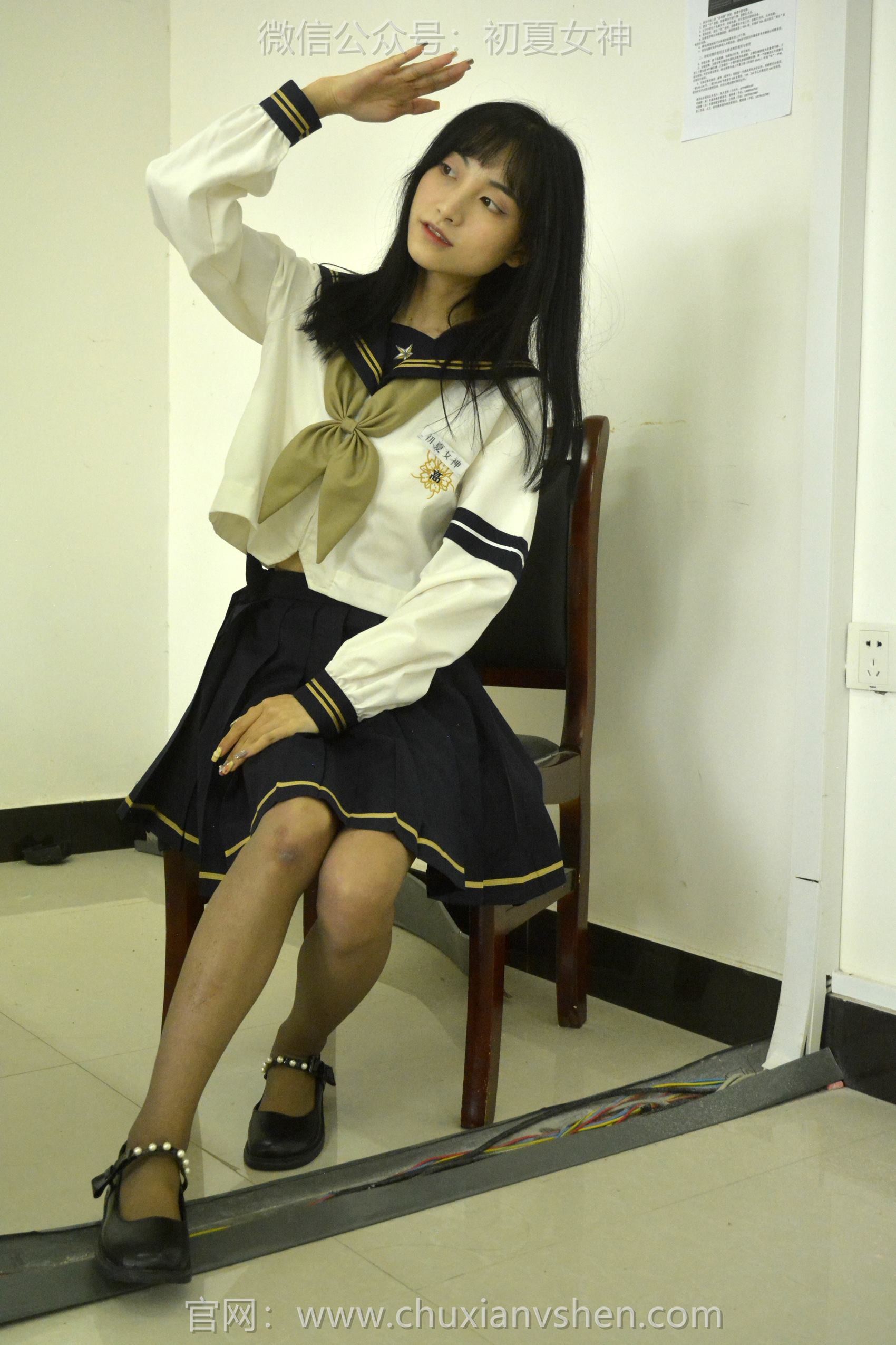 图片[20]-初夏女神 NO.110 柒柒 海军服[140P] – 速更版-美库