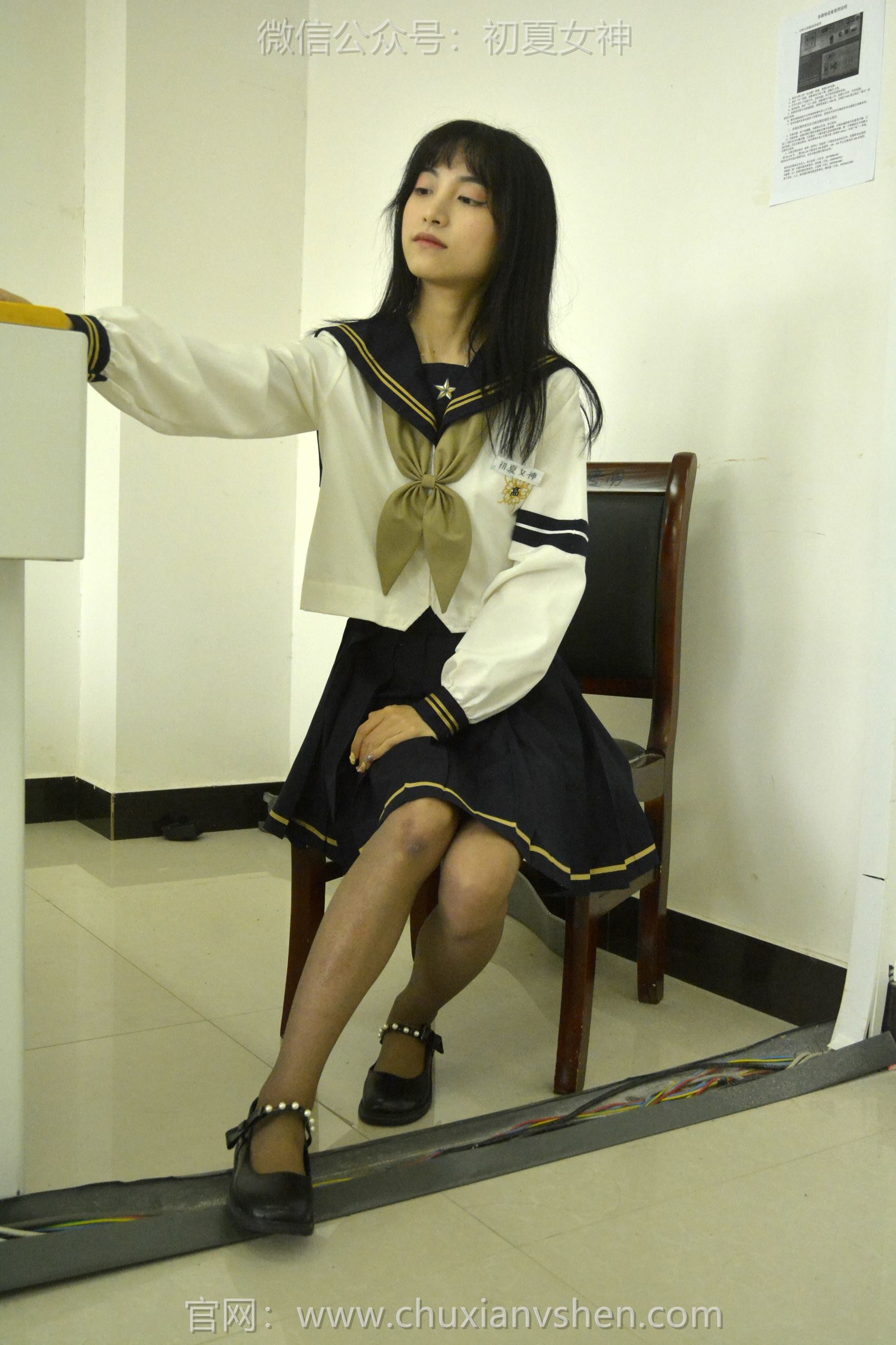 图片[22]-初夏女神 NO.110 柒柒 海军服[140P] – 速更版-美库