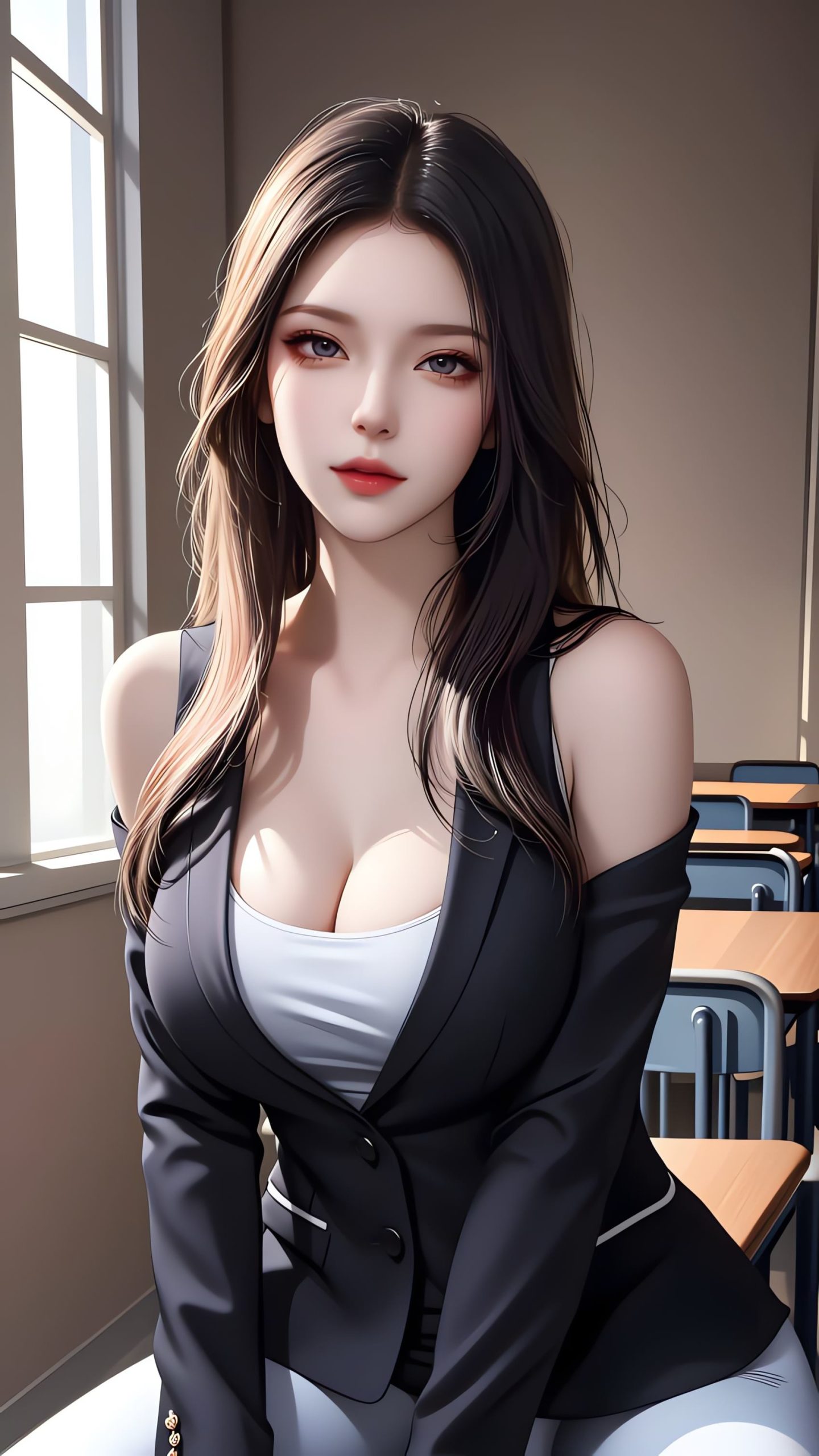 图片[20]-AI绘画 226 美女教师[24P] – 速更版-美库