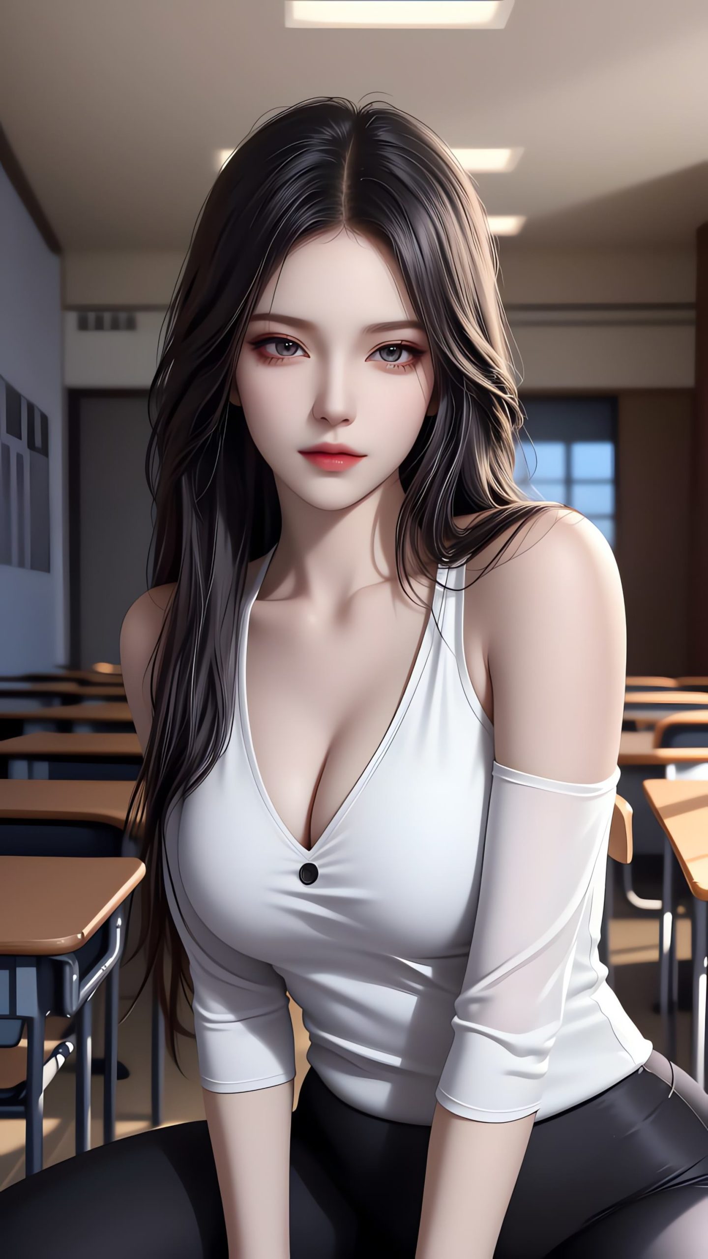 图片[21]-AI绘画 226 美女教师[24P] – 速更版-美库