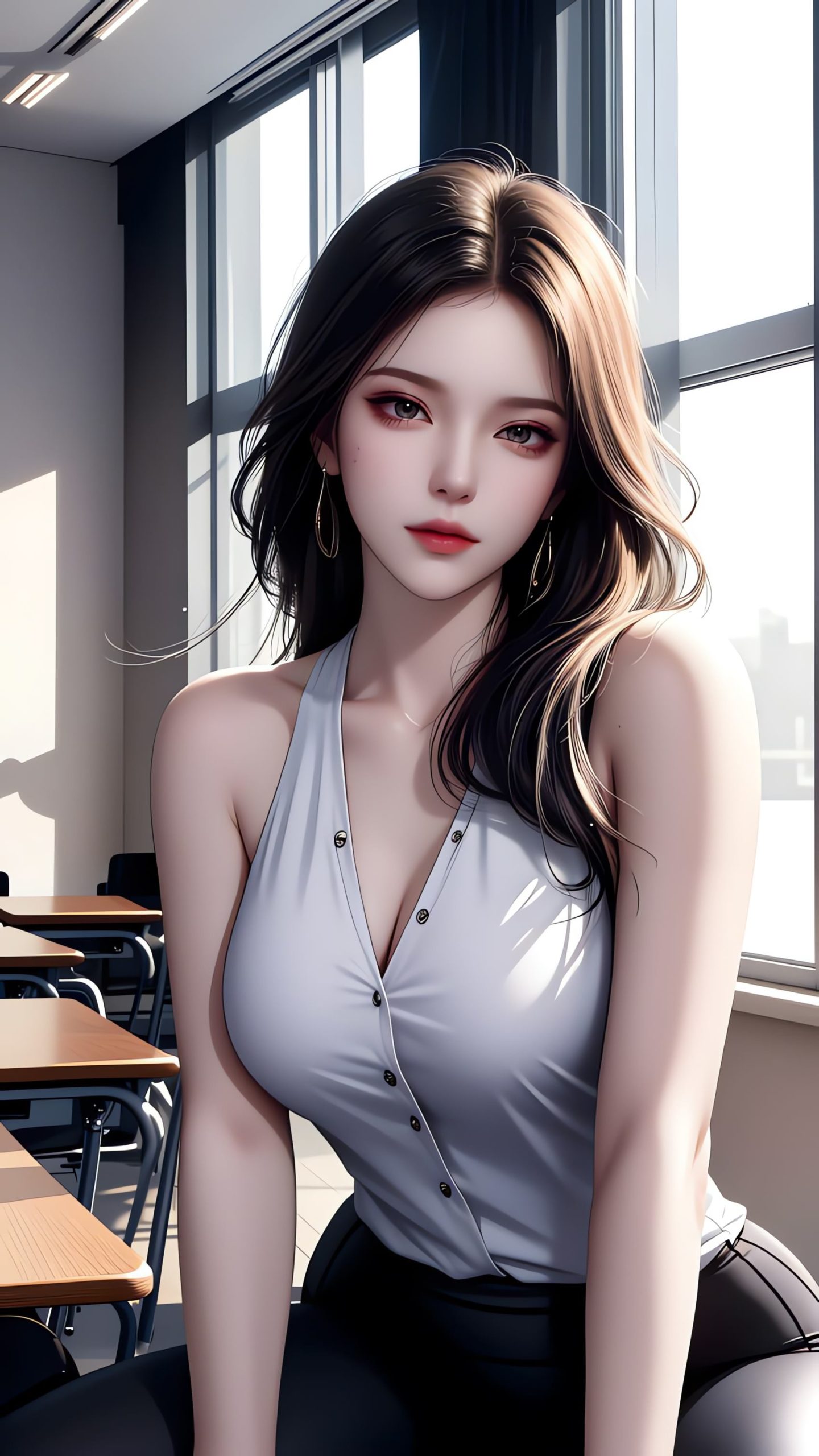 图片[24]-AI绘画 226 美女教师[24P] – 速更版-美库