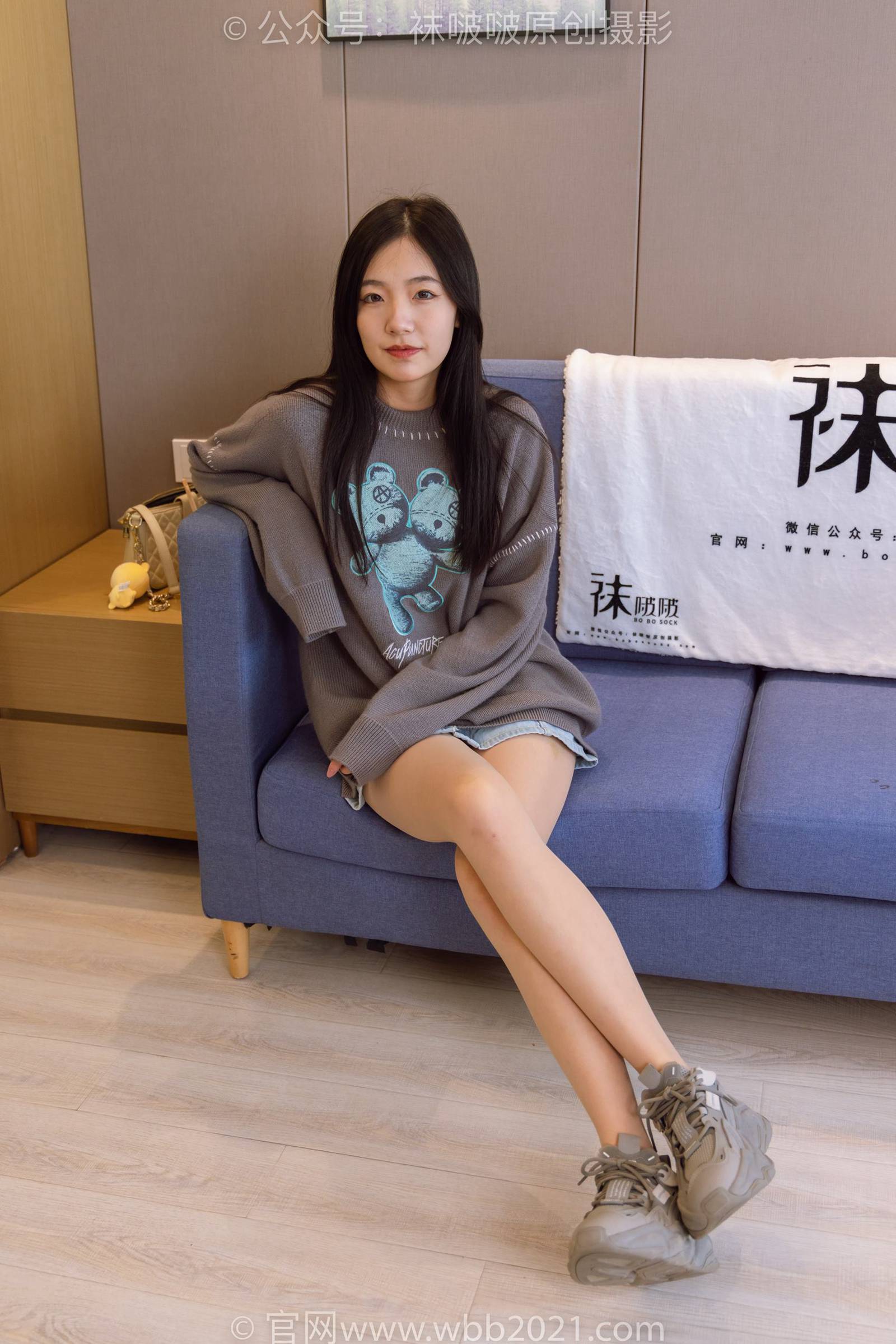 图片[20]-[BoBoSocks袜啵啵]NO.354 小甜豆-运动鞋、肉丝[140P] – 速更版-美库