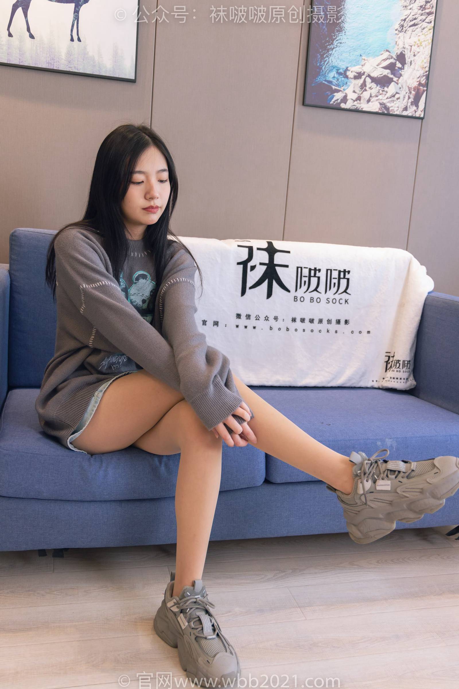 图片[28]-[BoBoSocks袜啵啵]NO.354 小甜豆-运动鞋、肉丝[140P] – 速更版-美库