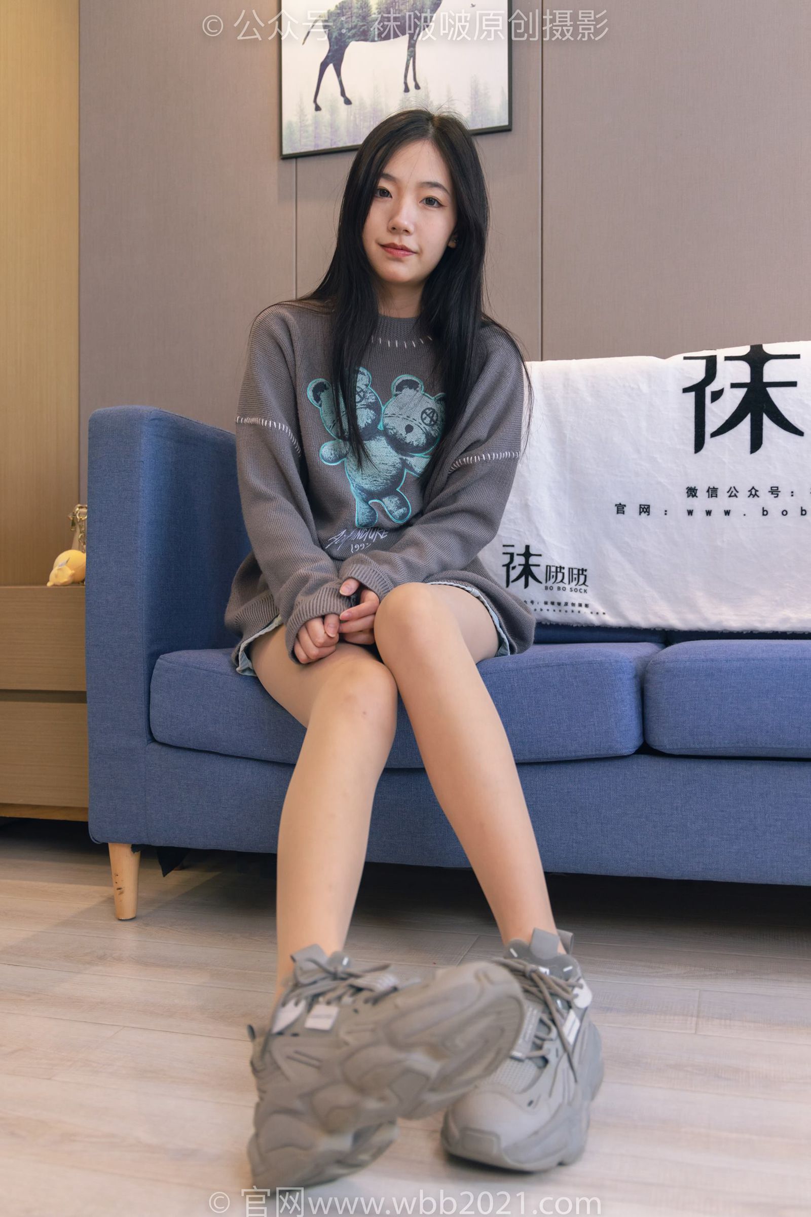 图片[32]-[BoBoSocks袜啵啵]NO.354 小甜豆-运动鞋、肉丝[140P] – 速更版-美库