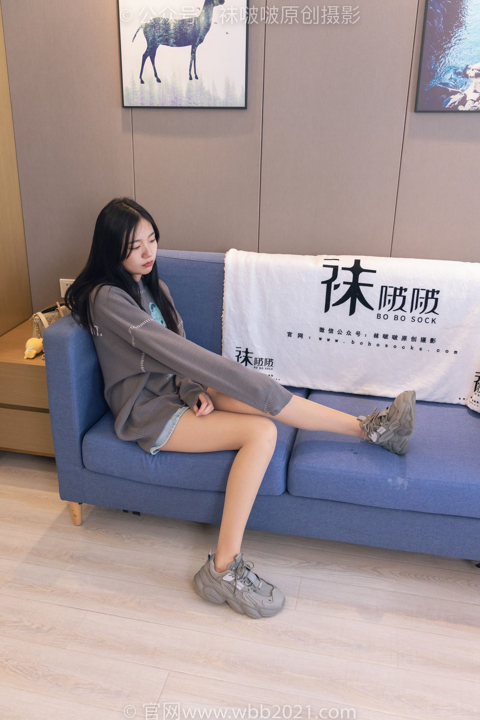 图片[44]-[BoBoSocks袜啵啵]NO.354 小甜豆-运动鞋、肉丝[140P] – 速更版-美库