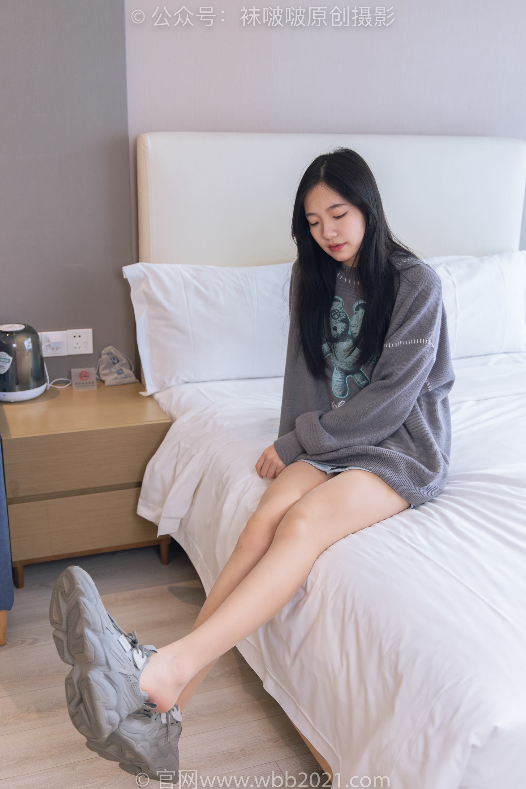 图片[57]-[BoBoSocks袜啵啵]NO.354 小甜豆-运动鞋、肉丝[140P] – 速更版-美库