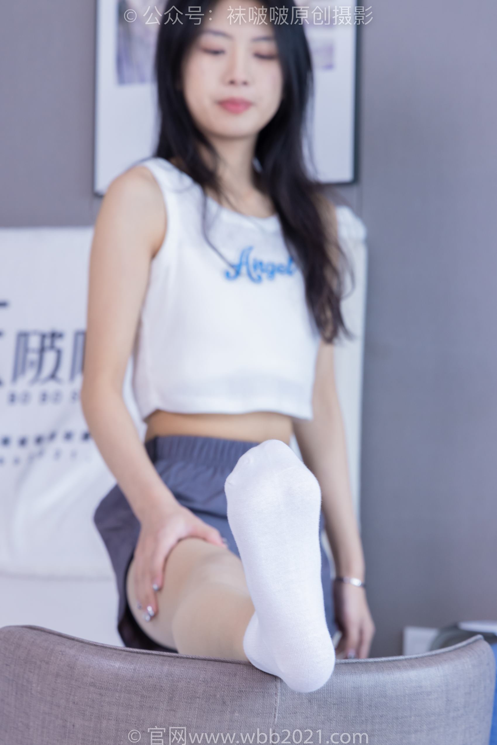 图片[51]-[BoBoSocks袜啵啵]NO.355 奶油-板鞋、白棉袜、肉丝[200P] – 速更版-美库