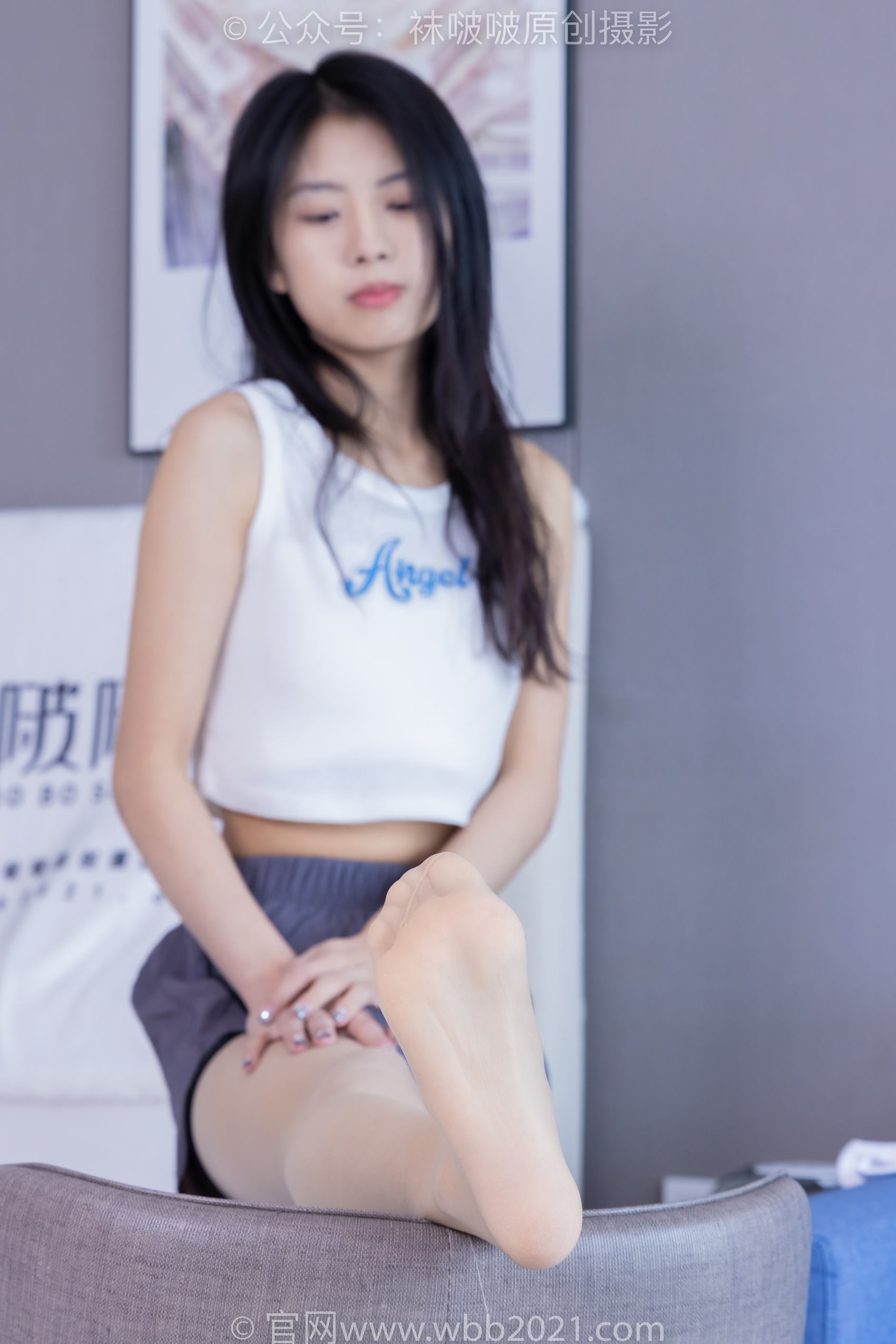 图片[59]-[BoBoSocks袜啵啵]NO.355 奶油-板鞋、白棉袜、肉丝[200P] – 速更版-美库