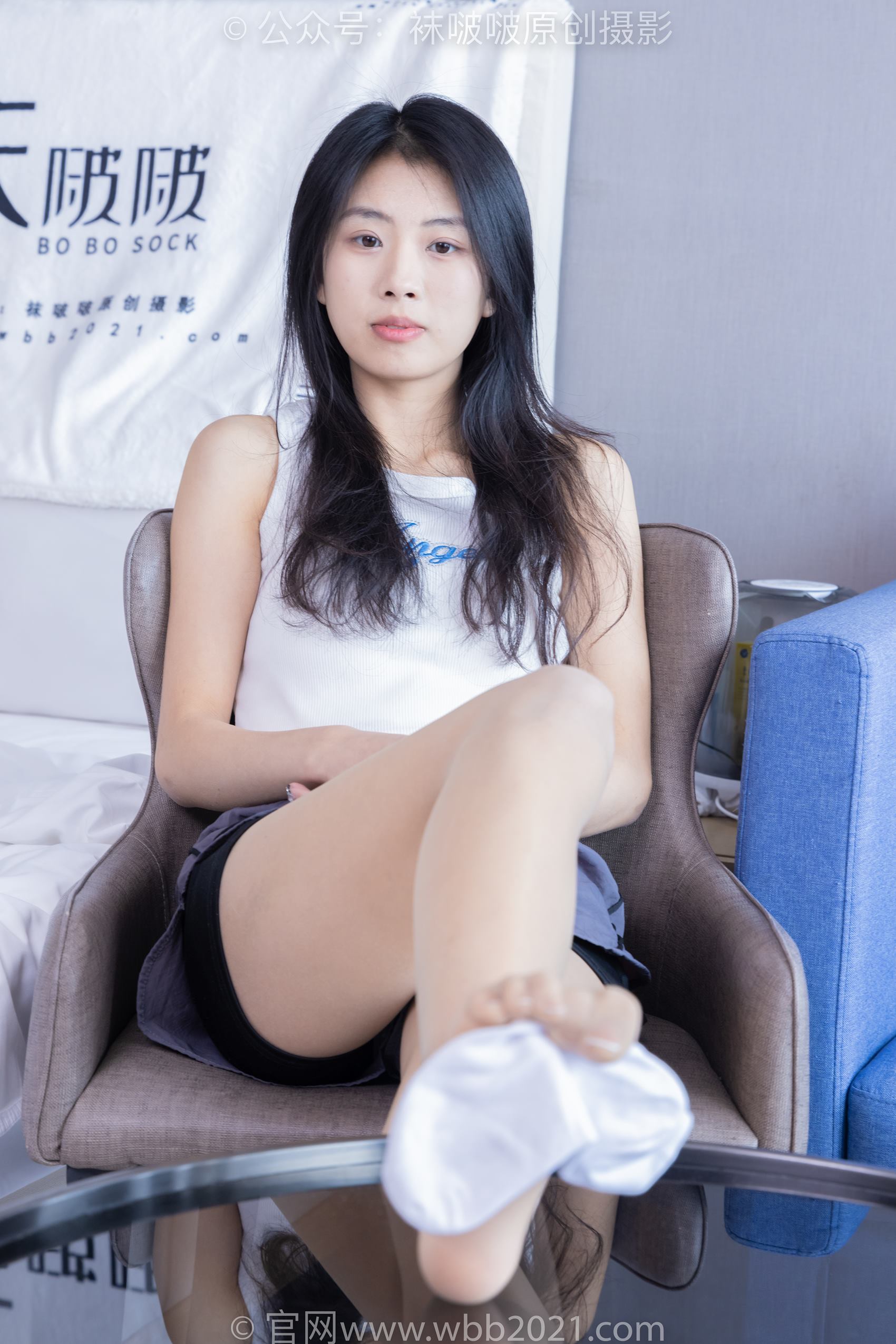 图片[94]-[BoBoSocks袜啵啵]NO.355 奶油-板鞋、白棉袜、肉丝[200P] – 速更版-美库