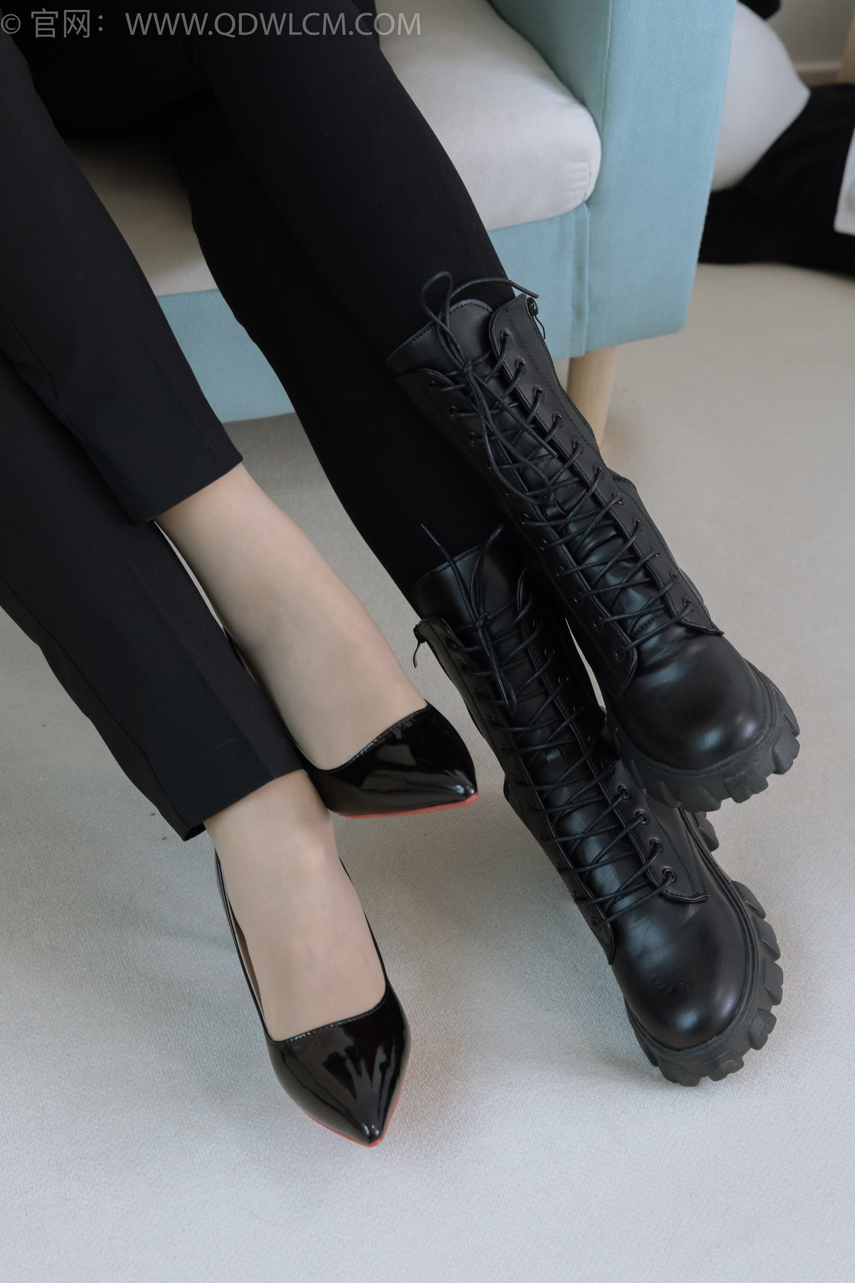 图片[19]-物恋传媒 NO.1901 纱纱&桃桃-马丁靴、高跟鞋、肉丝、裸足[170P] – 速更版-美库