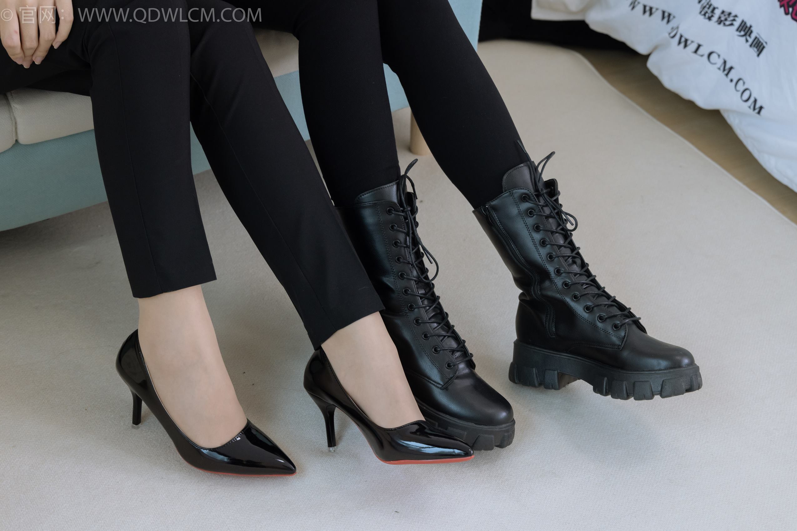 图片[20]-物恋传媒 NO.1901 纱纱&桃桃-马丁靴、高跟鞋、肉丝、裸足[170P] – 速更版-美库