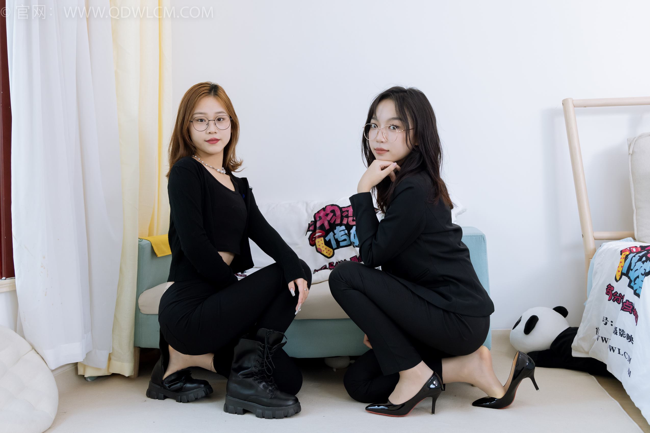 图片[55]-物恋传媒 NO.1901 纱纱&桃桃-马丁靴、高跟鞋、肉丝、裸足[170P] – 速更版-美库