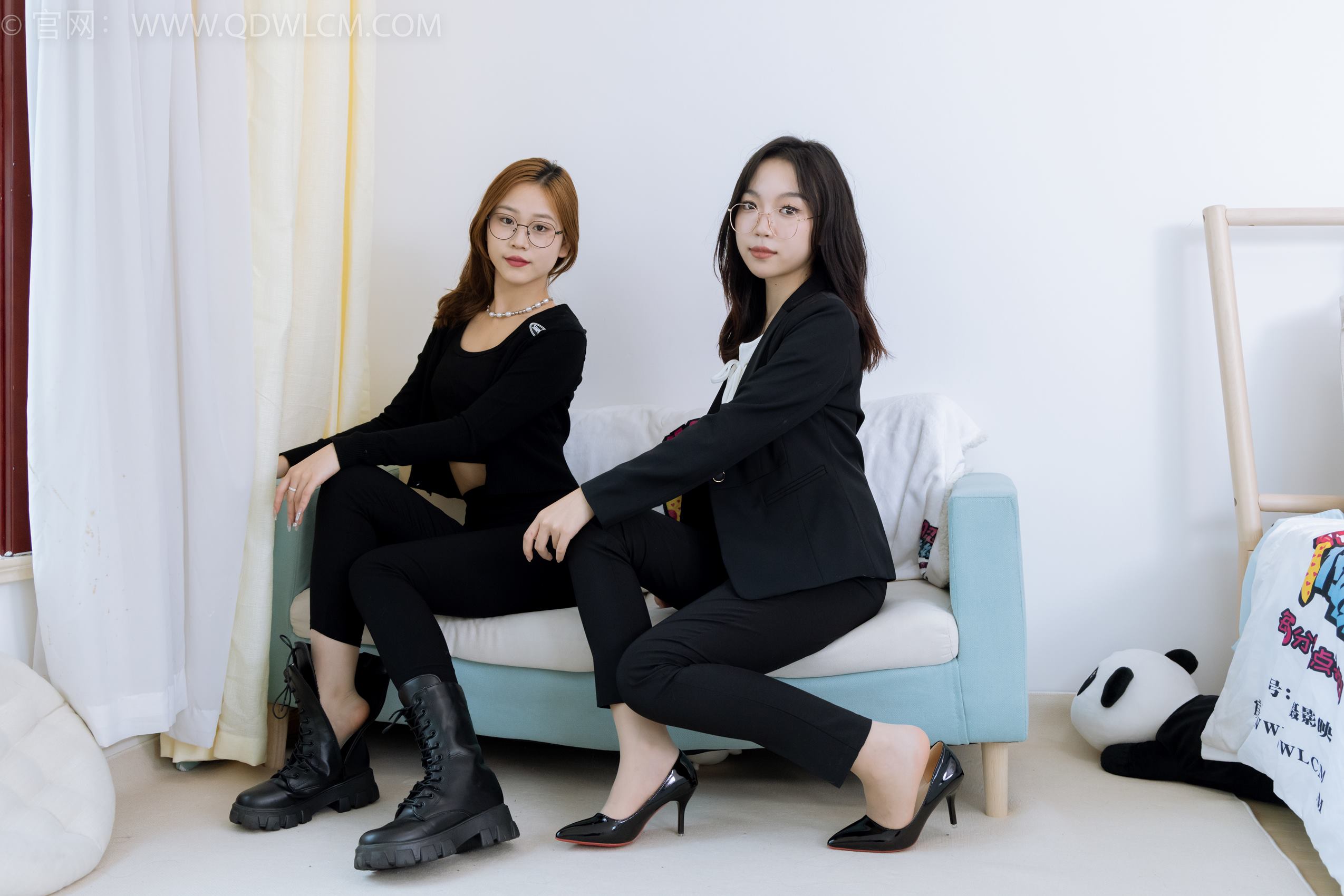 图片[57]-物恋传媒 NO.1901 纱纱&桃桃-马丁靴、高跟鞋、肉丝、裸足[170P] – 速更版-美库