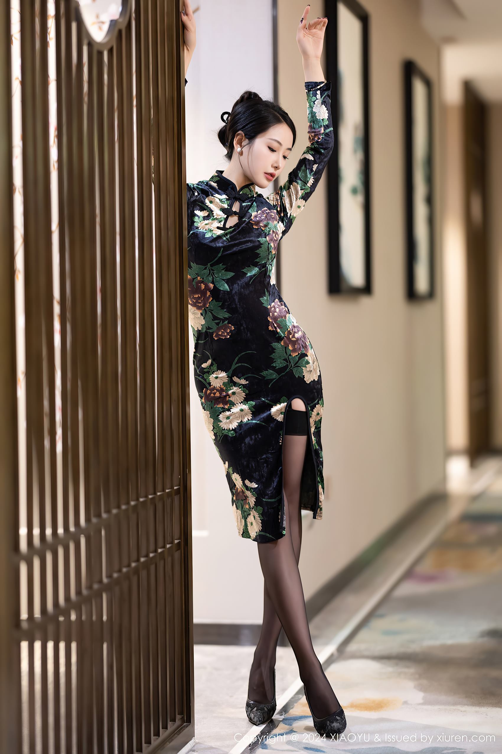 图片[29]-[XIAOYU语画界]2024.03.12 VOL.1218 苏苏阿 黑色旗袍 [36+1P] – 速更版-美库