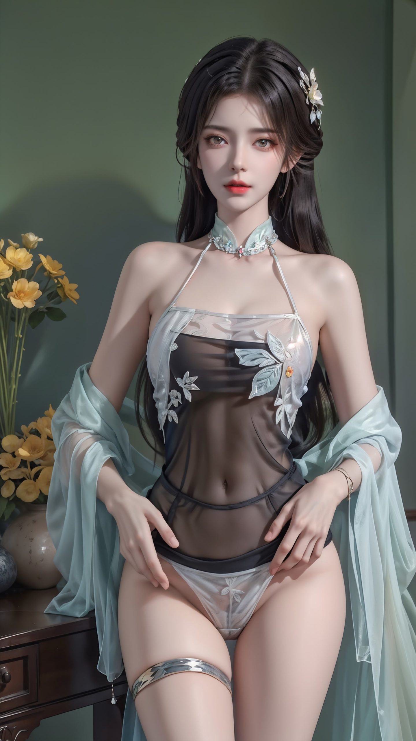 图片[34]-AI绘画 232 完美-云曦肚兜[148P] – 速更版-美库